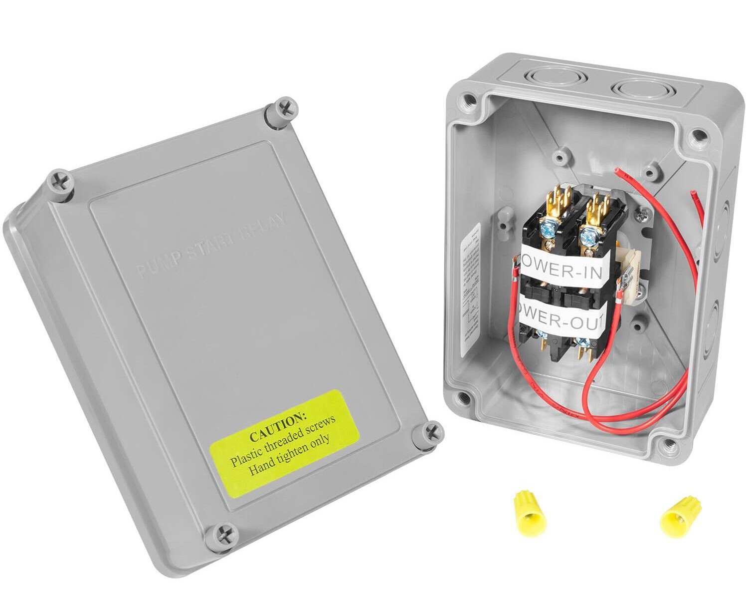 1522 Pump Start Relay for Irrigation Systems with Housing 3HP/110V/220V 24V Coil