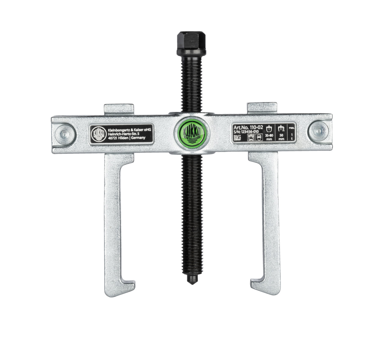 Kukko 110-3, 2-Arm Universal Puller «Techno» 250x200mm w/Safety Pin