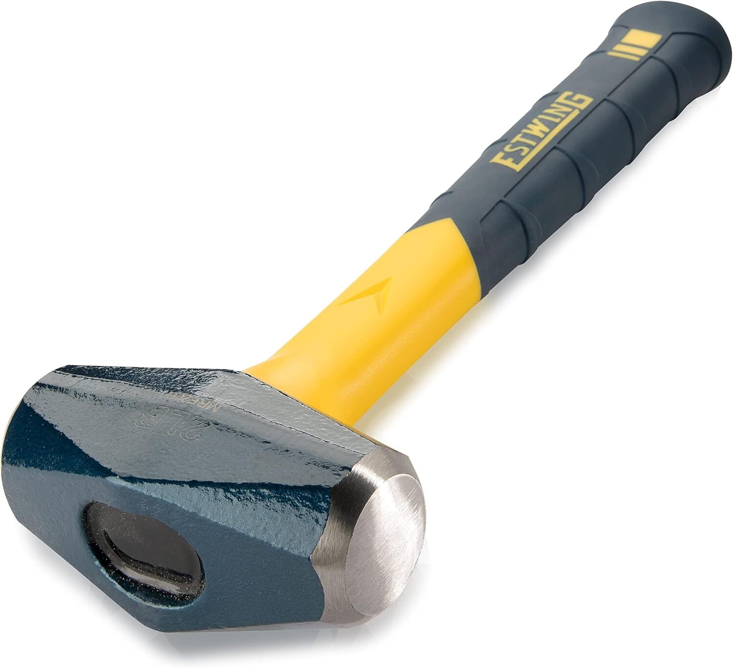 ESTWING Sure Strike Drilling/Crack Hammer – 2 lbs (Pounds), Blue/Yellow