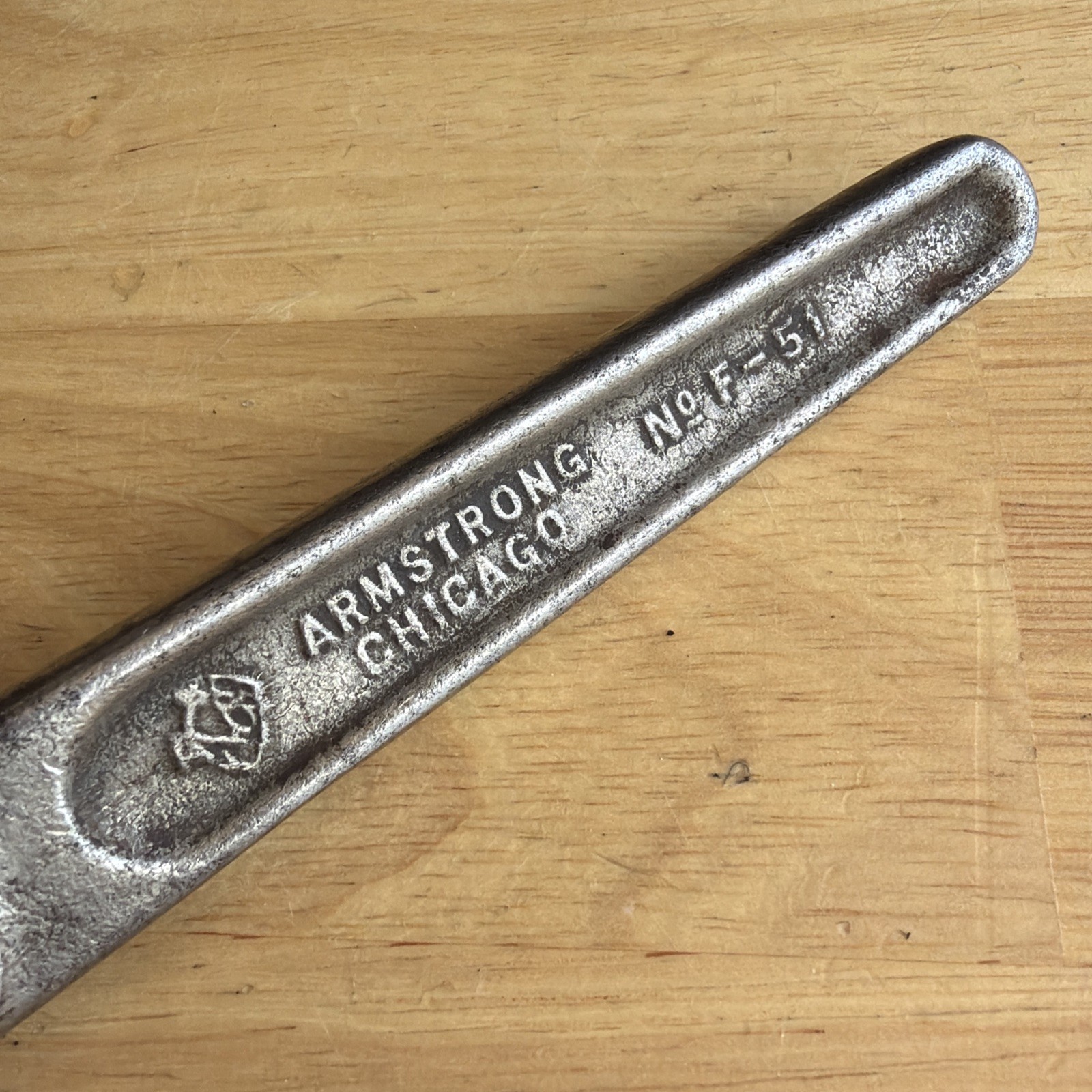 Armstrong Tools 6-7/8″ Long Ratchet 3/8″ Drive F-51 Vtg Chicago USA READ!