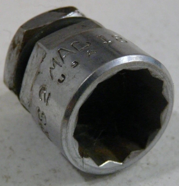 Mac Tools VRF Passthrough Socket 7/8″ External Hex Drive 18mm 12 Point VRS2 USA