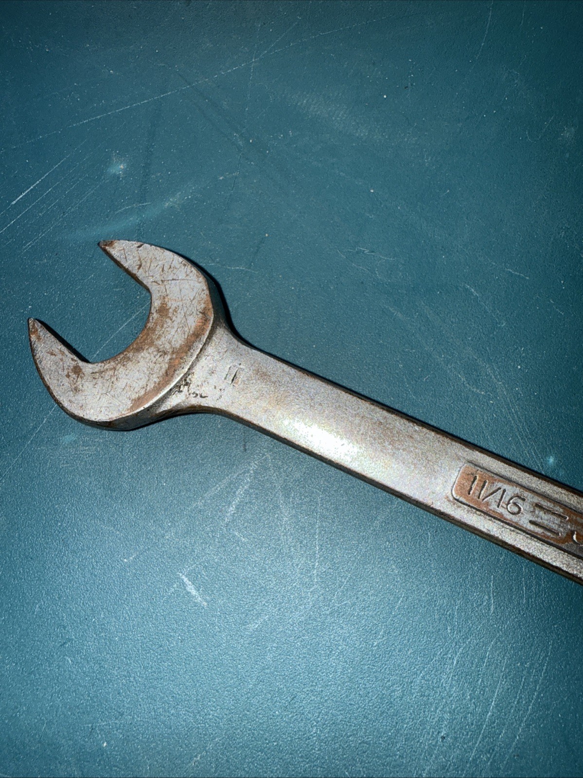 JH Williams Superrench Vintage Combination Wrench USA made 11/16″