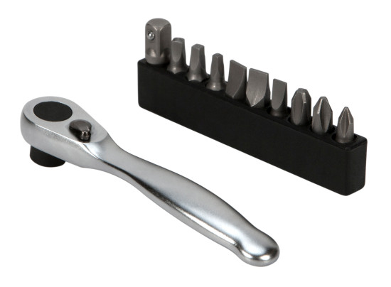 Performance Tool W475 1/4″ Drive Mini Ratchet with Bits