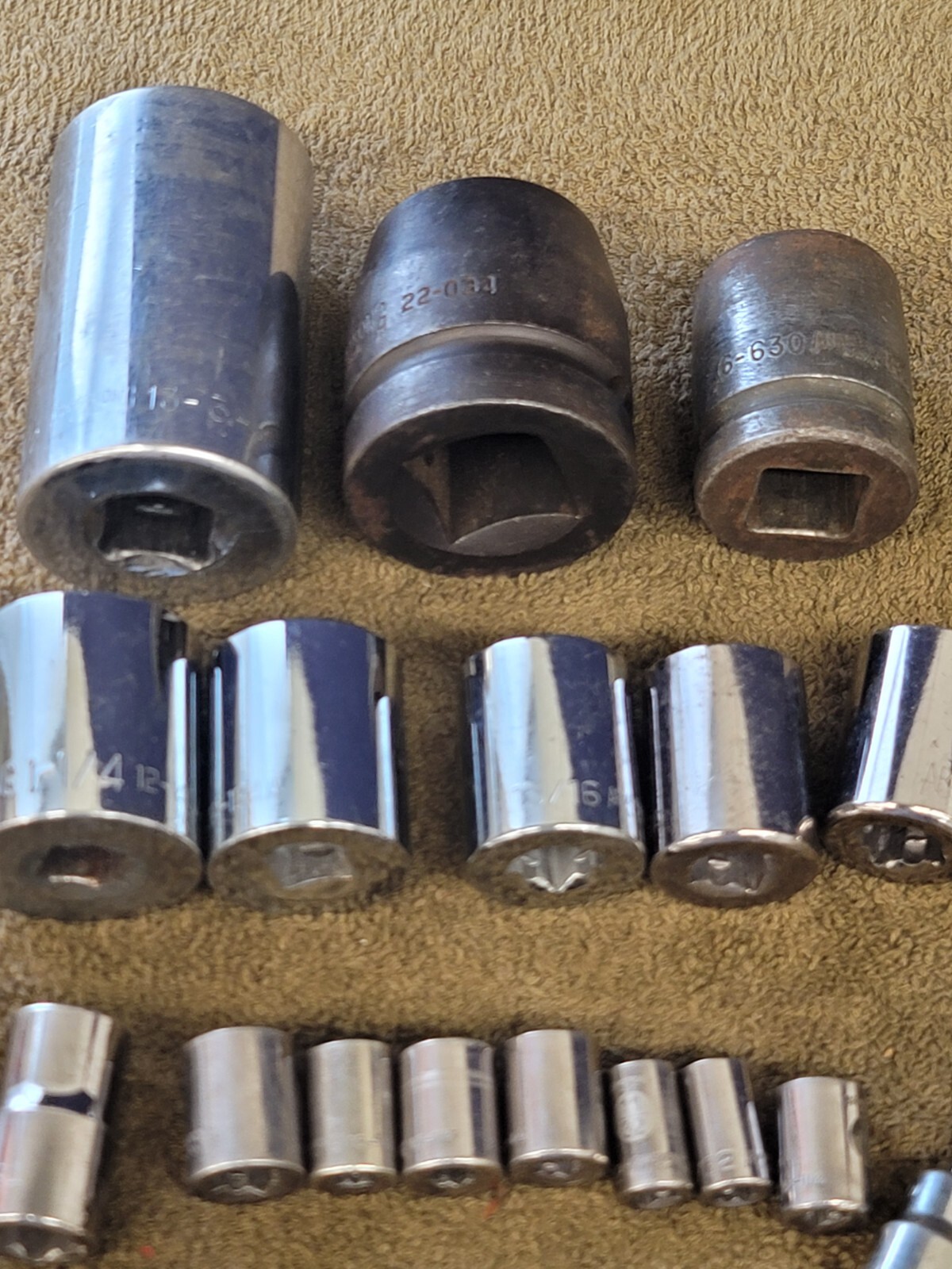 23 Armstrong Impact Socket 1/2 3/4 1″ Drive 1-1/4 1/16 15 7/8 13 9 11/32 Sae Set