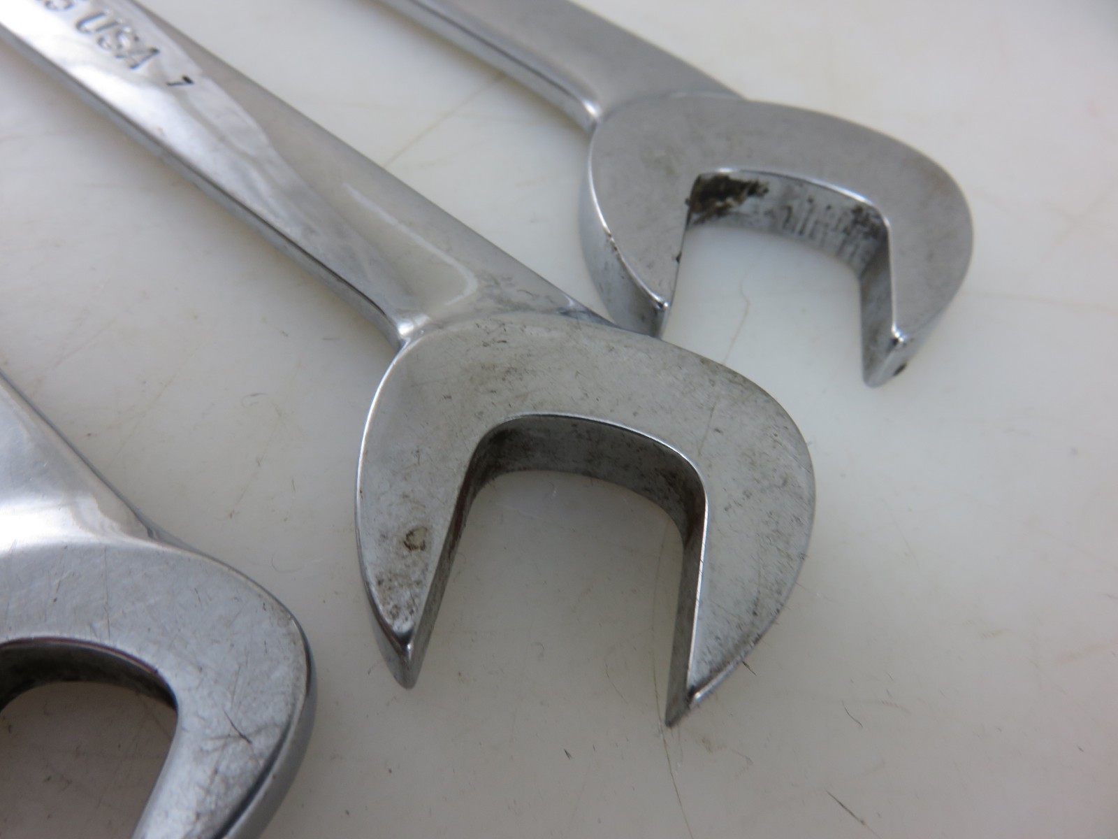 Snap-On VSM Series 4-Way Angle Open End Wrench 4pc Set 11mm, 12mm, 15mm, 17mm