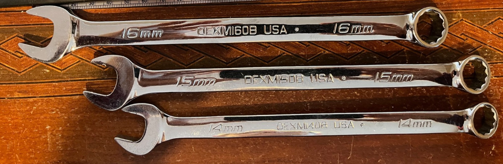 Snap-on OEXM710B Metric 12PT Combination Wrench Set 10pc 10mm-19mm NICE!!!