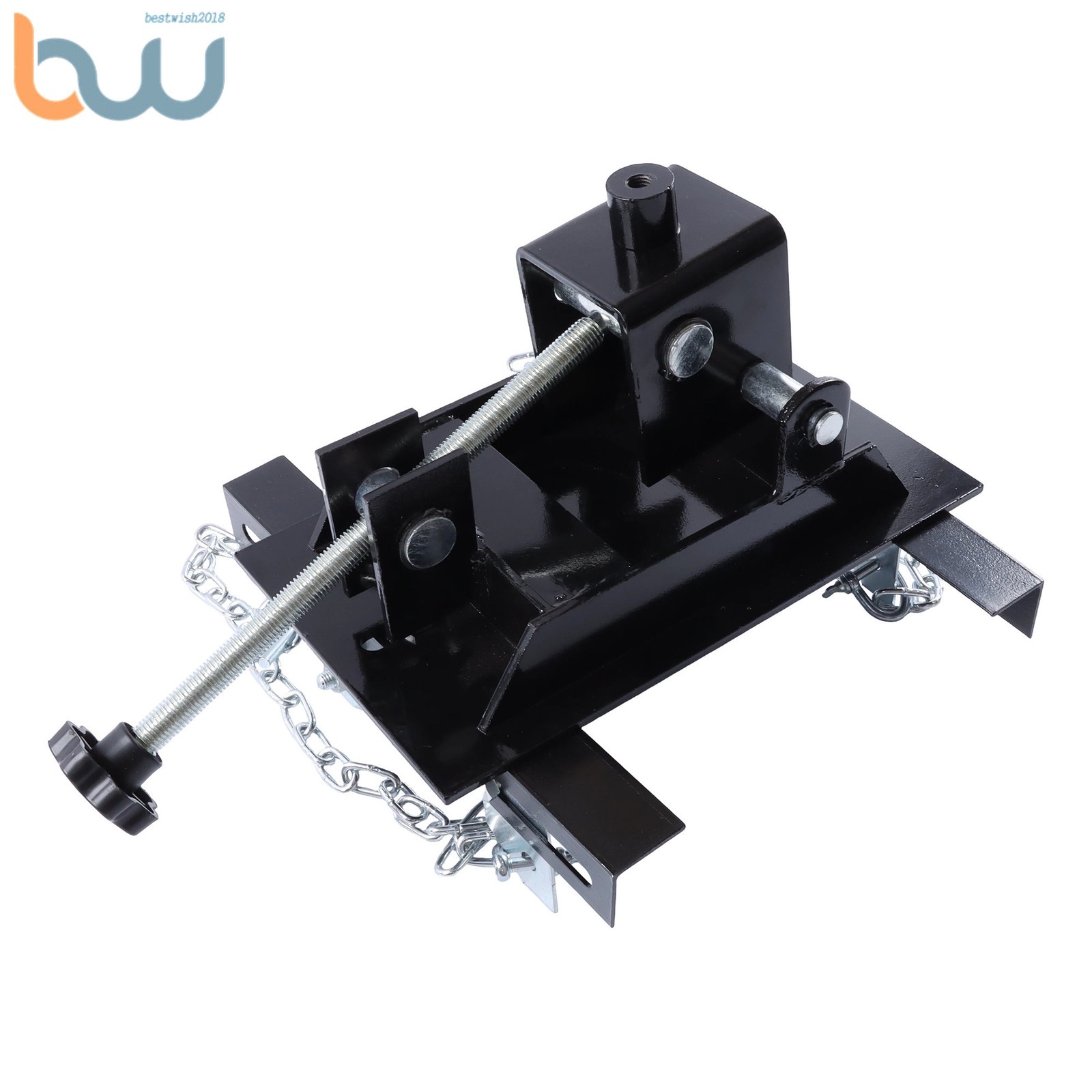 Transmission Floor Jack Adapter 1100lbs Capacity 1/2 Ton for Repair Tool Black