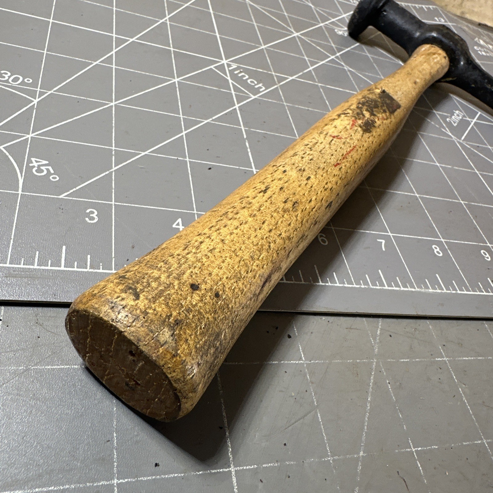 Vintage Auto Body Pick Bumping Hammer Wood Handle⁠