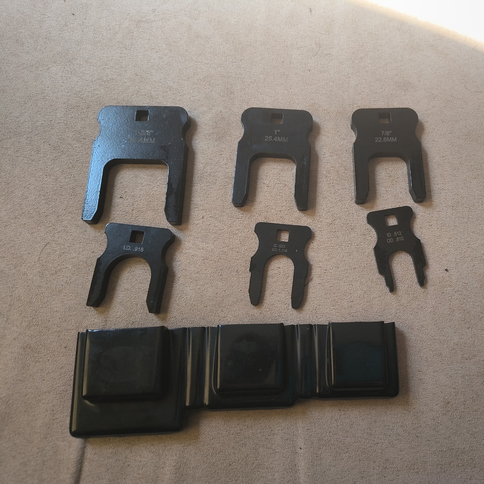 Lisle Tools 6pc Low Profile DEF & Fuel Line Disconnect Set w/ Holder #38410