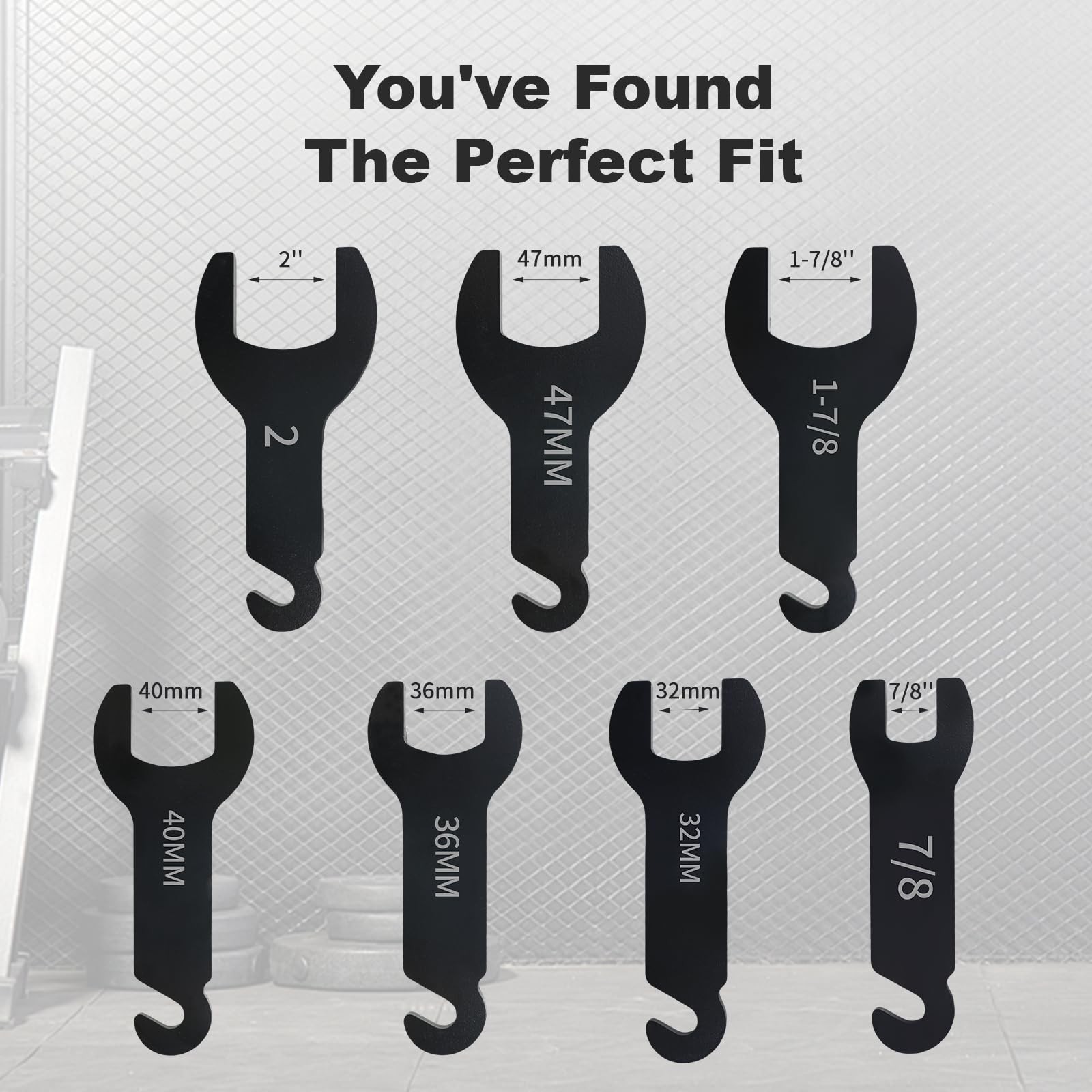 XiTuanYuan 8PCS Fan Clutch Removal Tool Kit, 43300 Pneumatic Black