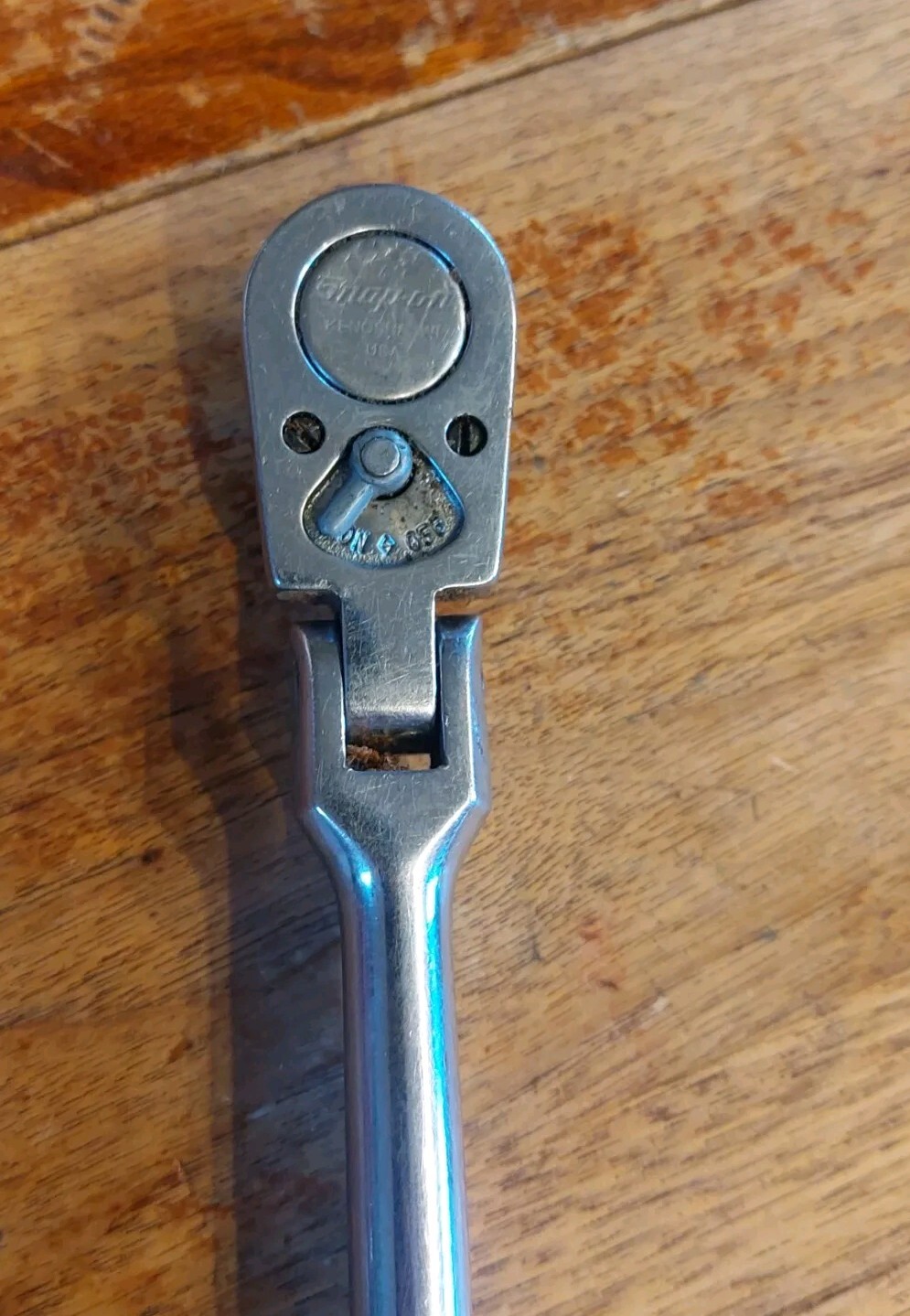 Snap On ~ F731A ~ Flex Head 3/8″ Drive Ratchet ~ Made In USA