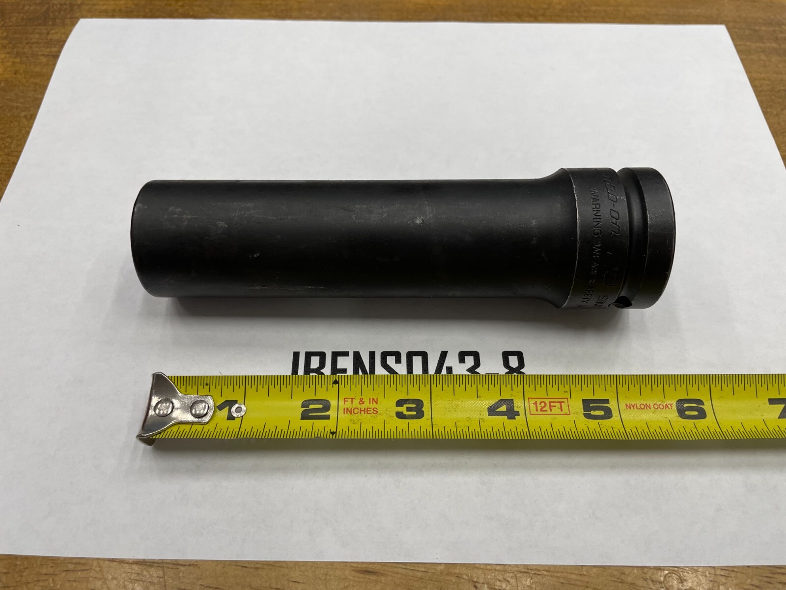 Snap-on Tools NEW 3/4″ Drive 20mm Metric 12pt Double Hex Impact Socket SIMDML202