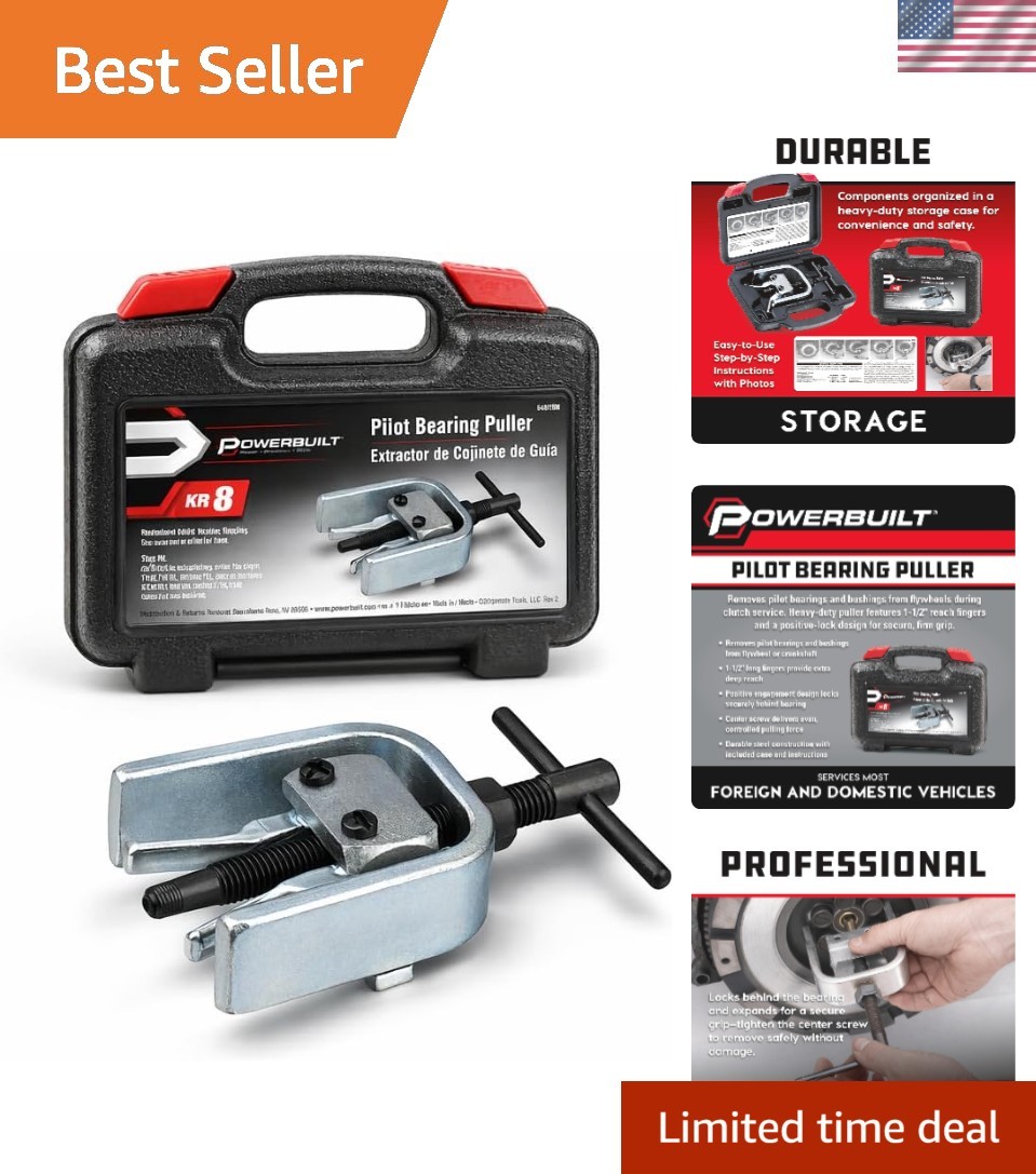 Pilot Bearing Puller, Remove Bearings and Bushings, Foreign and Domestic Car …