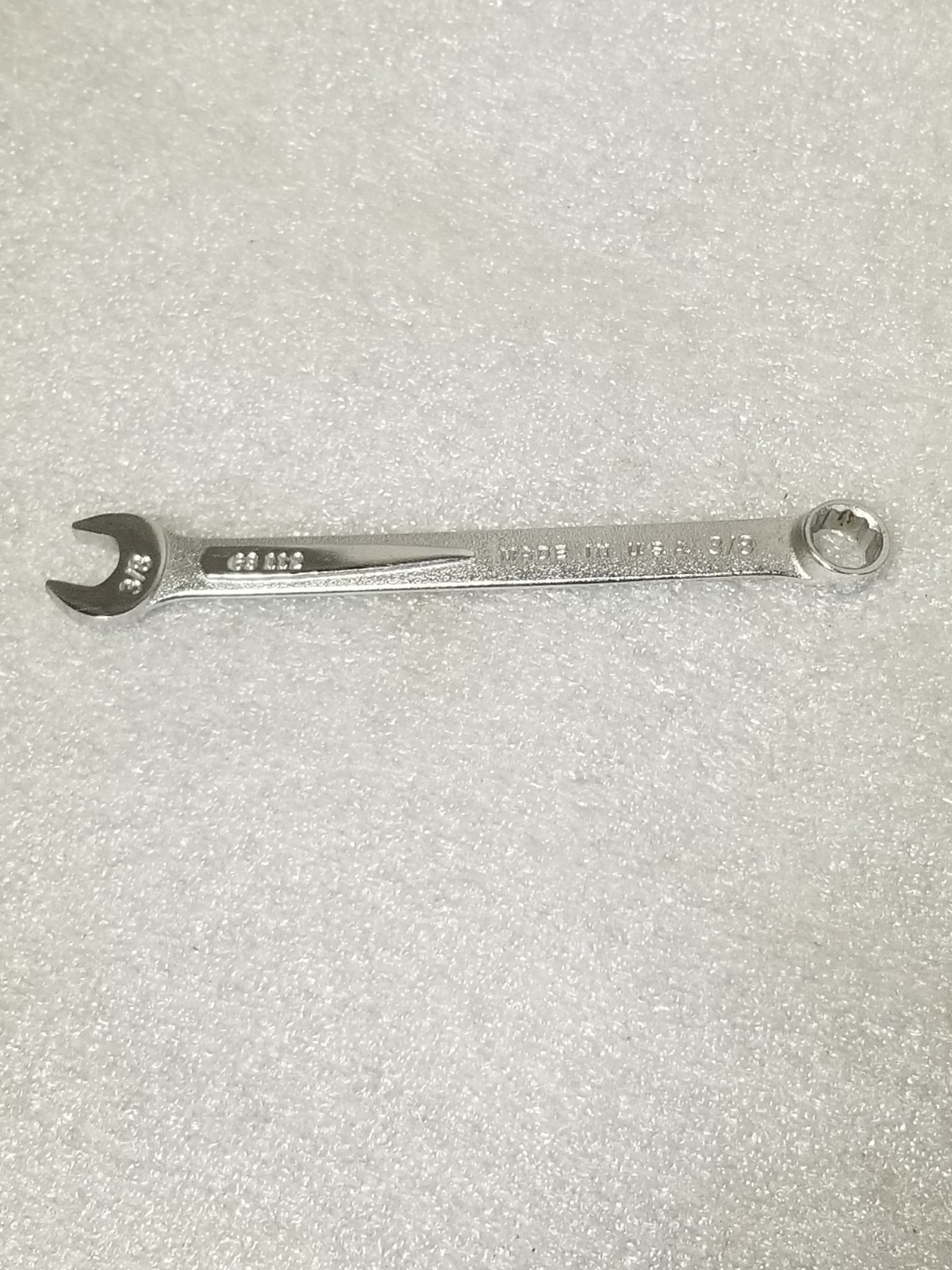 Easco 63-112 Combination Wrench 3/8″ Satin Chrome Finish Made in USA
