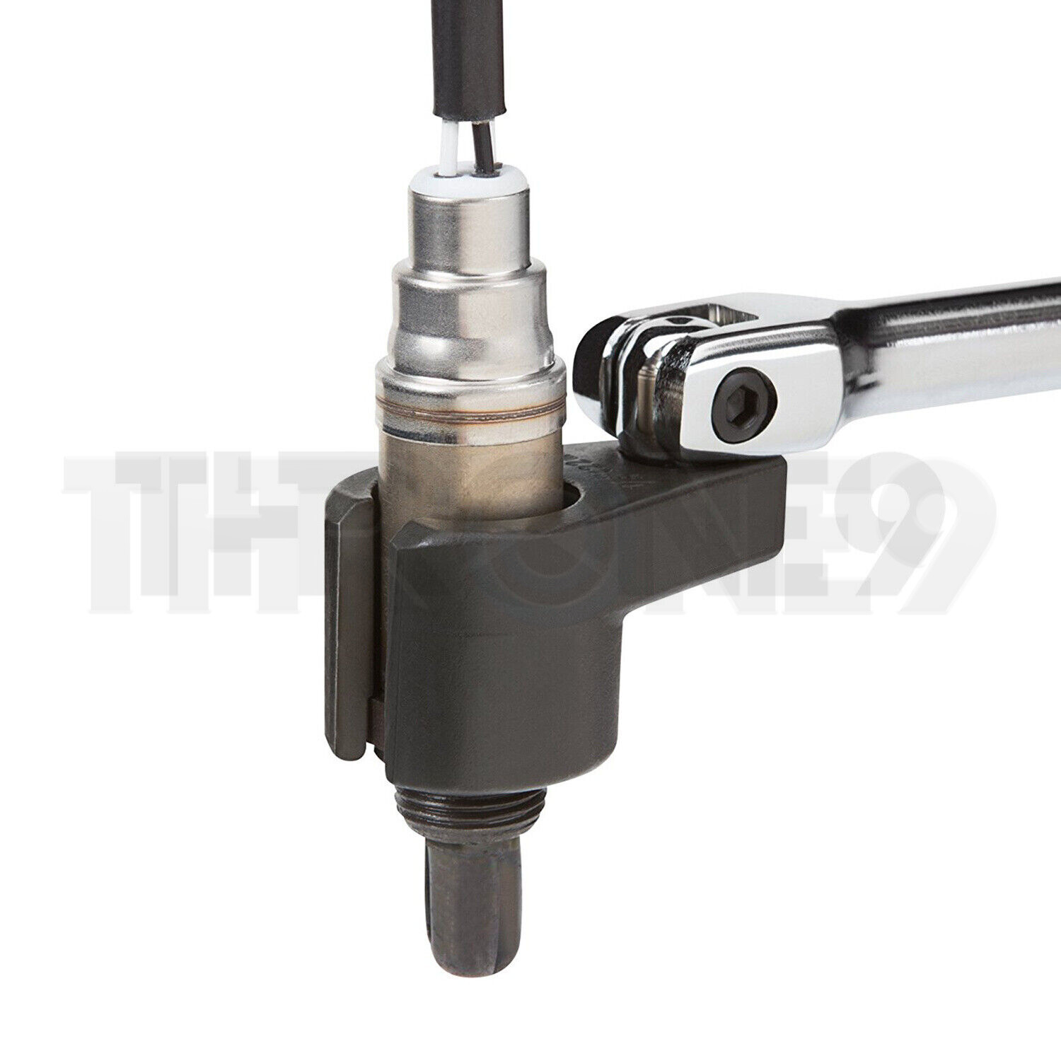 Oxygen Sensor Socket Wrench 3/8″ Dr.x22mm x 50mL Car Auto Repair Tool Black