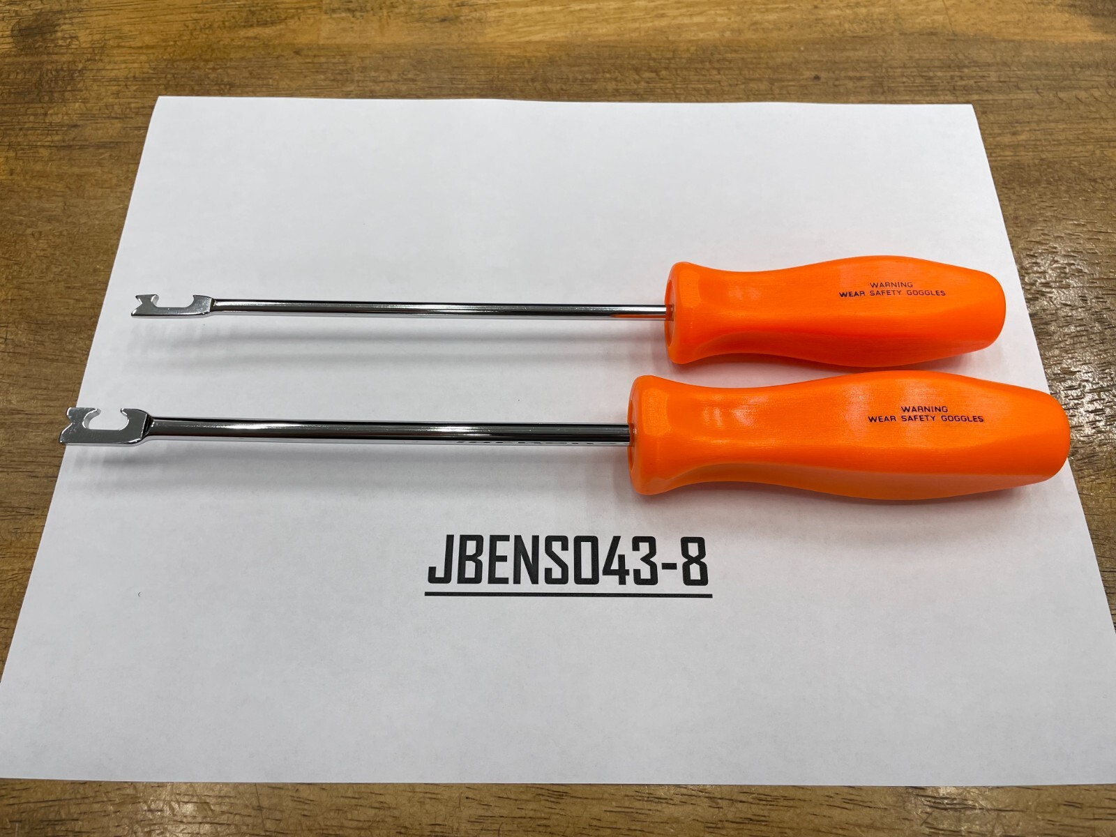 Snap-on Tools USA NEW 2 Piece ORANGE Hard Handle Push-Pull Spring Tool Lot Set