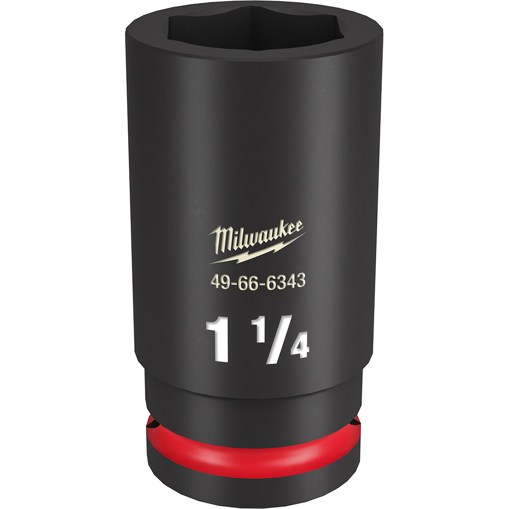 Milwaukee 49-66-6343 SHOCKWAVE Impact Duty 3/4 in. Drive 1-1/4 in. Deep 6 Point