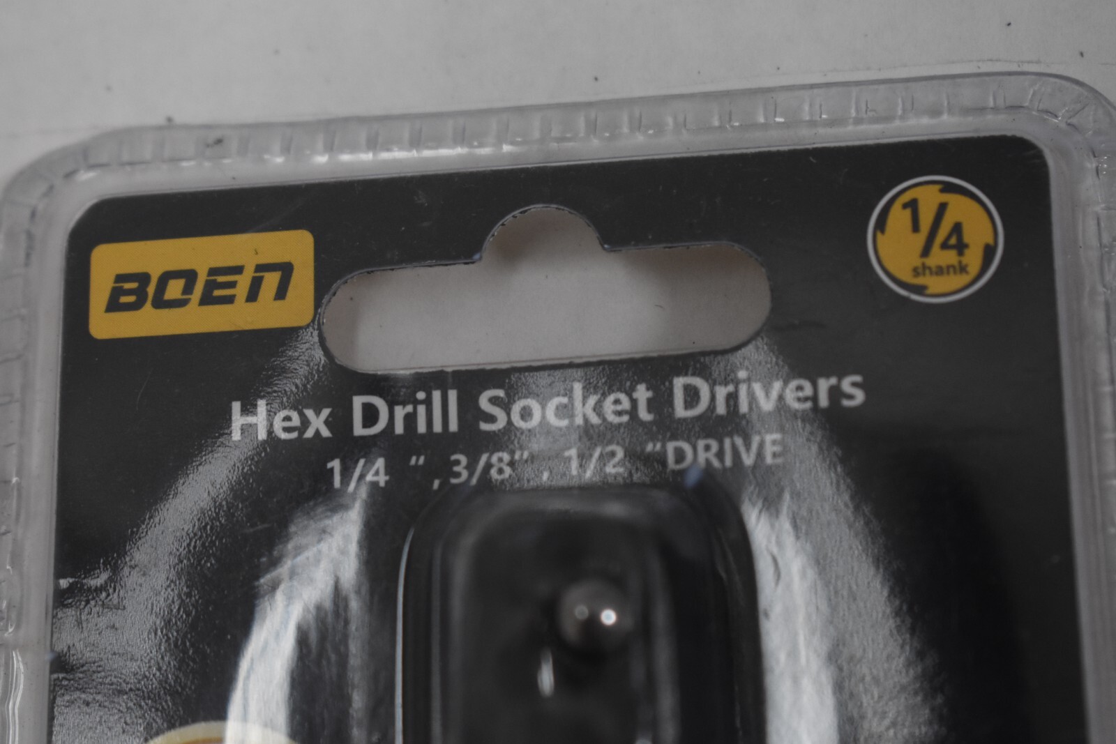 Boen Socket Adapter Set Hex Shank to 1/4″ x 3/8″ x 1/2″ Impact Driver 3 Piece