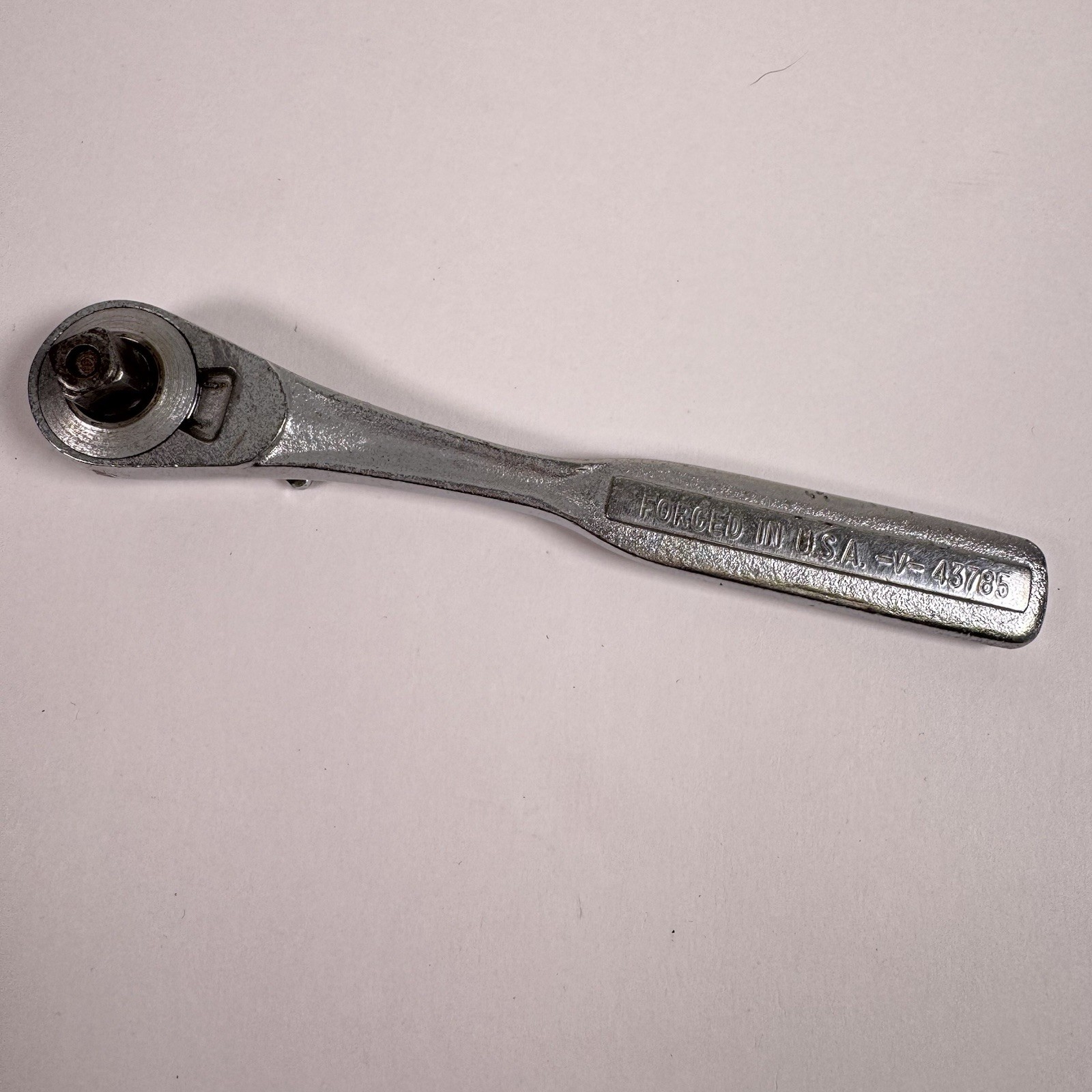 Vintage Craftsman USA -V- 43785 3/8” Drive Quick Release Ratchet Oil Port