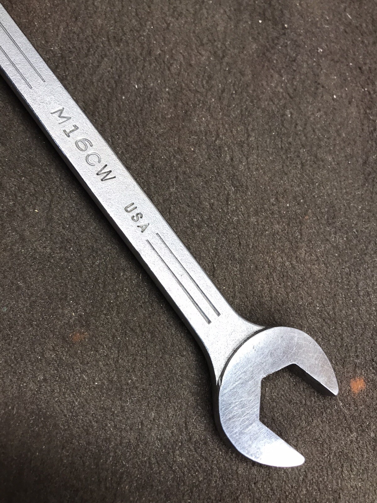 Mac Tools M16CW 16MM 12pt Combination Wrench USA Used