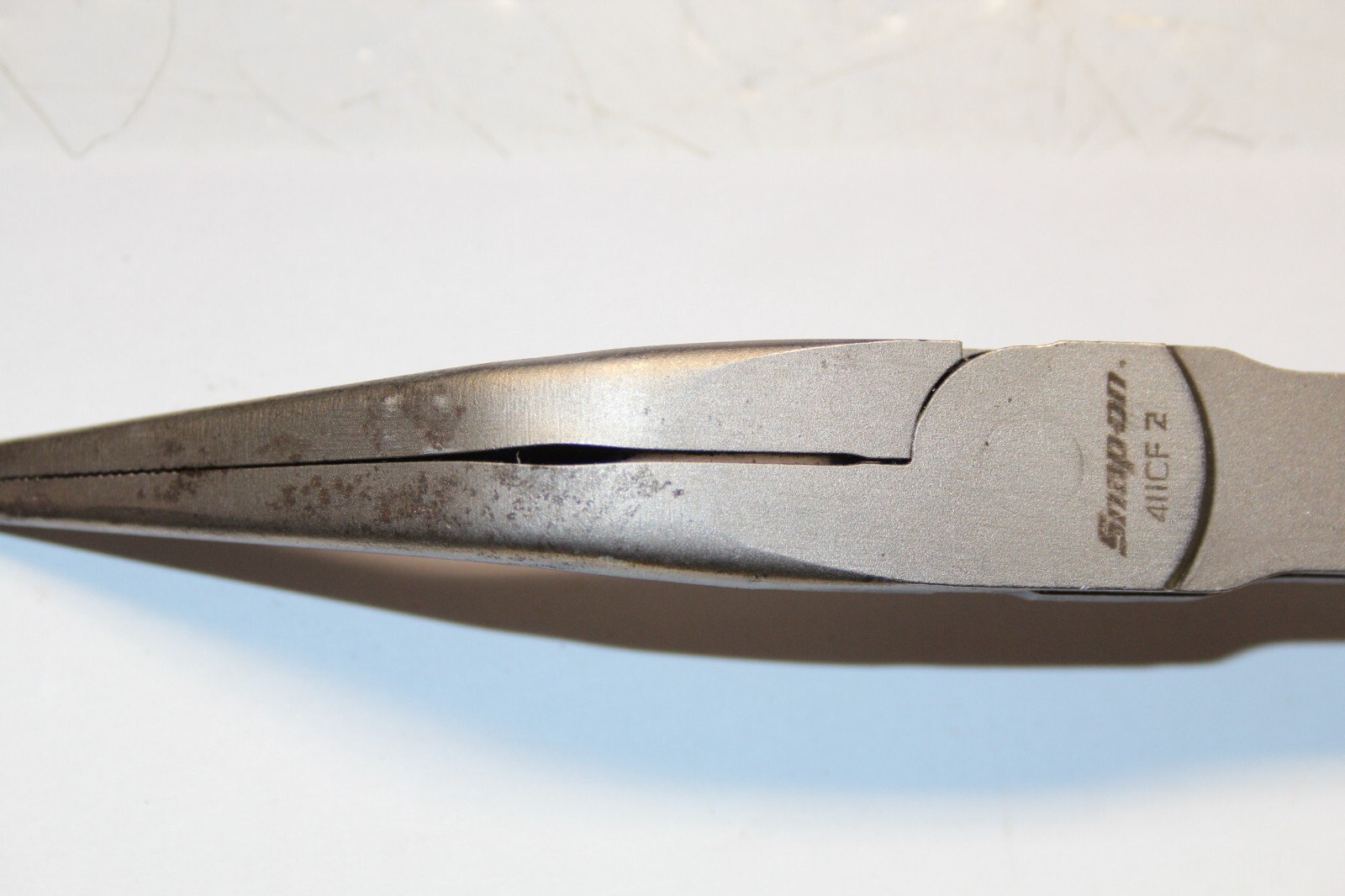 SNAP-ON TOOLS 4-PIECE Hi-Viz Pliers Set Long-Neck 35° Bent Needle Nose USA