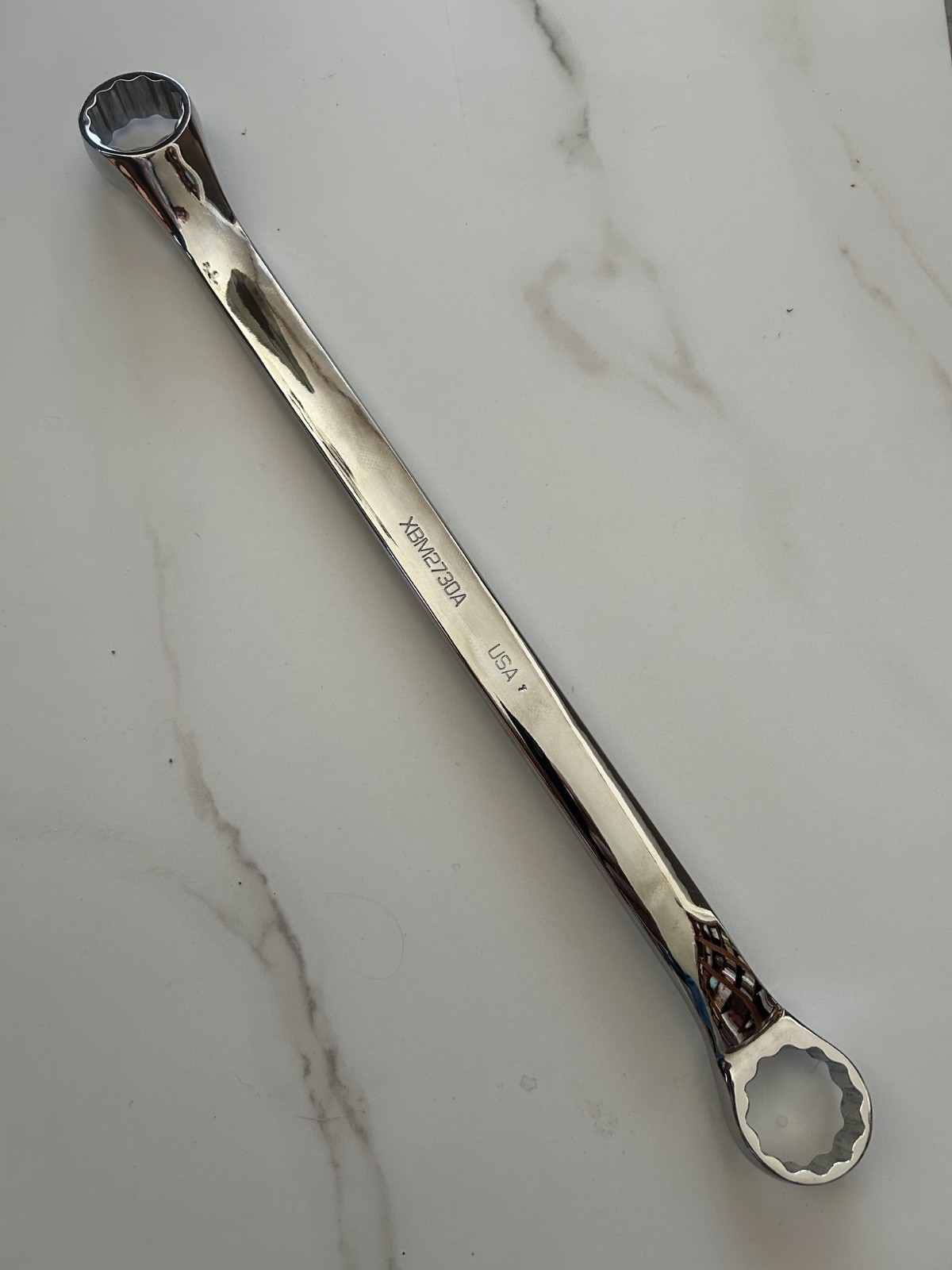 Snap-On XBM2730A 27mm 30mm 12-Pt Metric Flank Dr 10º Offset Box Wrench Brand New