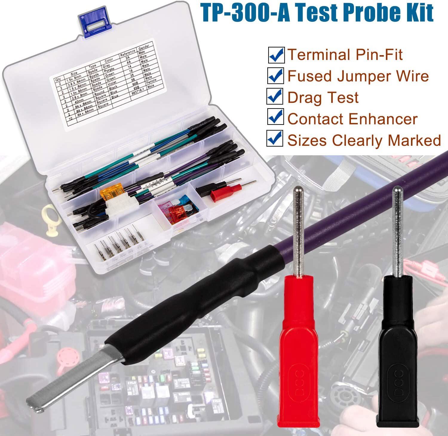 26PCS J-35616 TP-300-A Terminal Test Probes Kit Replacement GM vehicles