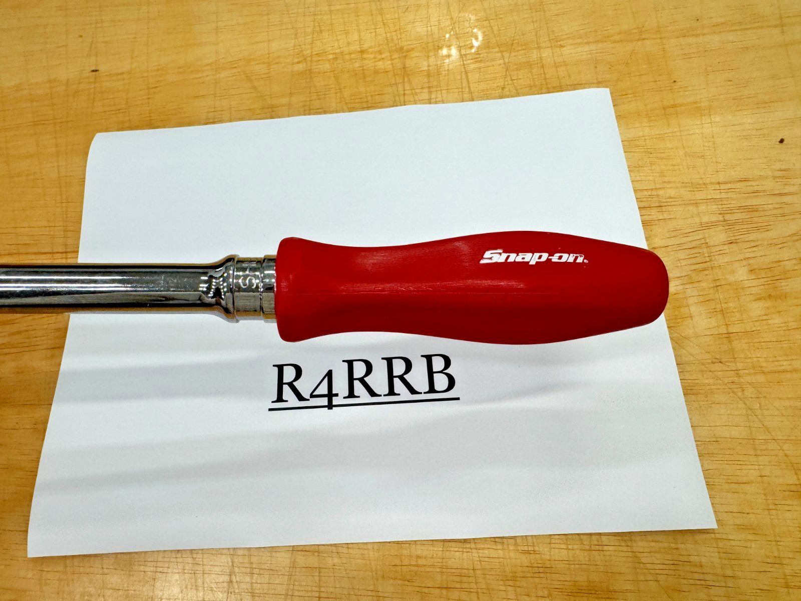 Snap-on Tools USA NOS RED 1/2″ Drive Hard Grip Handle Breaker Bar SHBBD24R RARE