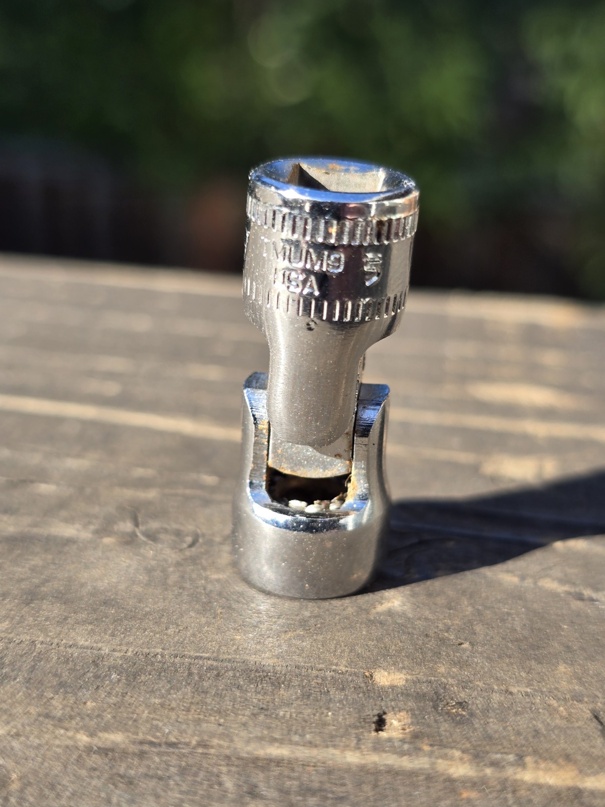 Snap-On 1/4″ Drive Universal Swivel Socket 9mm TMUM9 12Pt 1995