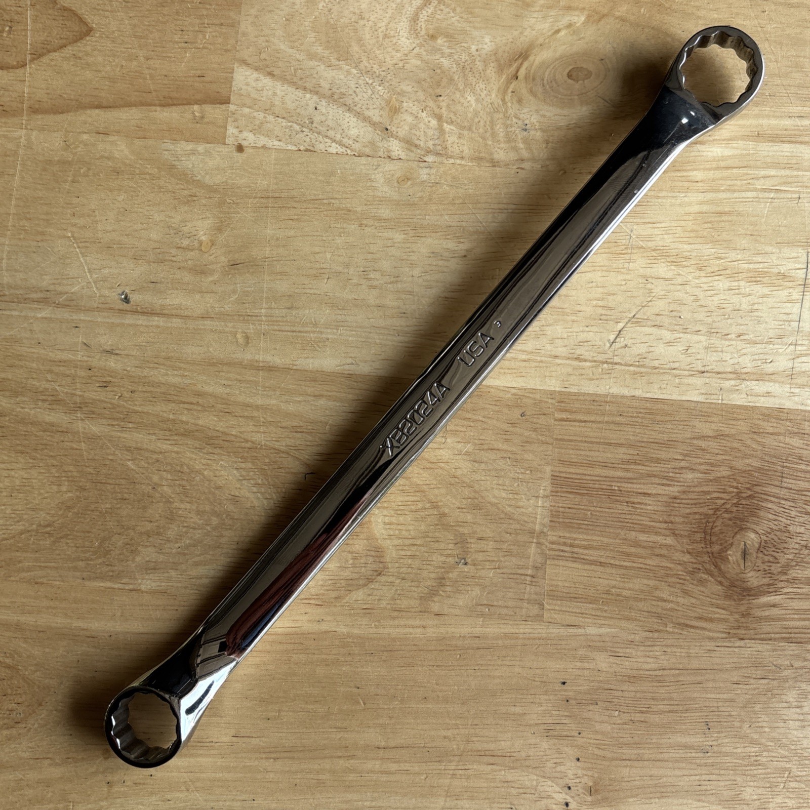 Snap On 5/8″ x 3/4″ 10 Degree Offset Double Box End Wrench 12 Point XB2024A USA