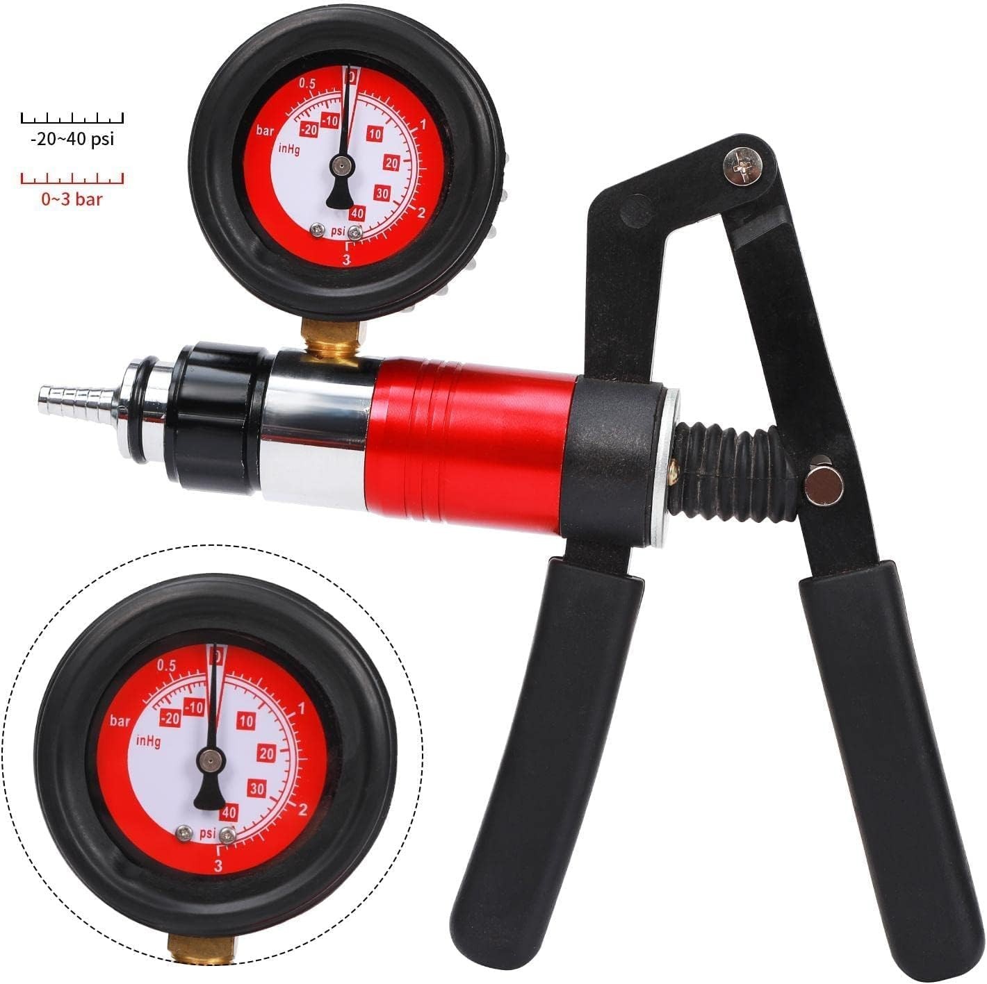 Multifunctional Vacuum Pump Tester Set with Adapters for Efficient Brake Repairs