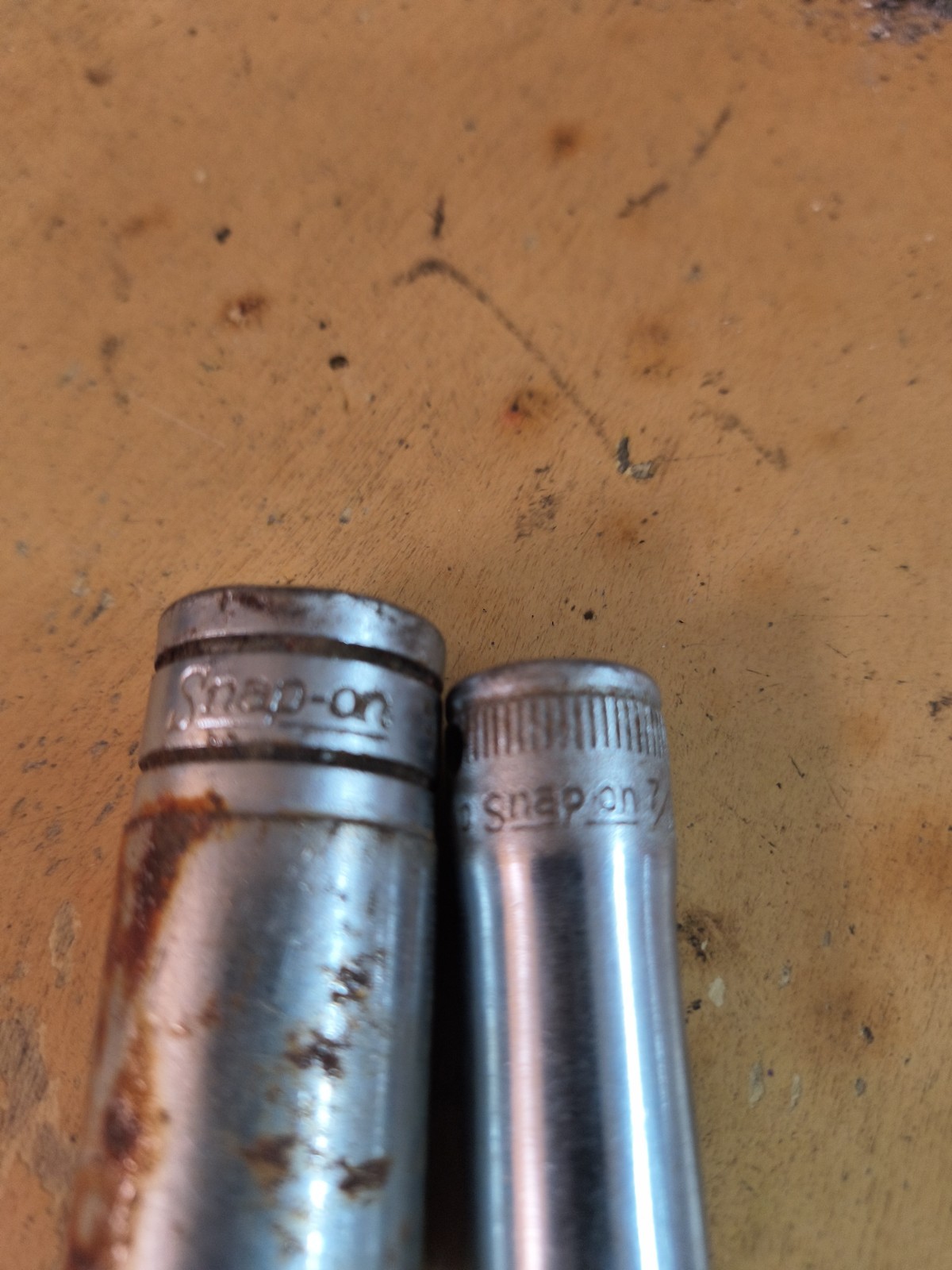To Snap-on Deep Sockets 1/2″ 5/8 TS 6 Pt, And 7/16 3/8 12pt