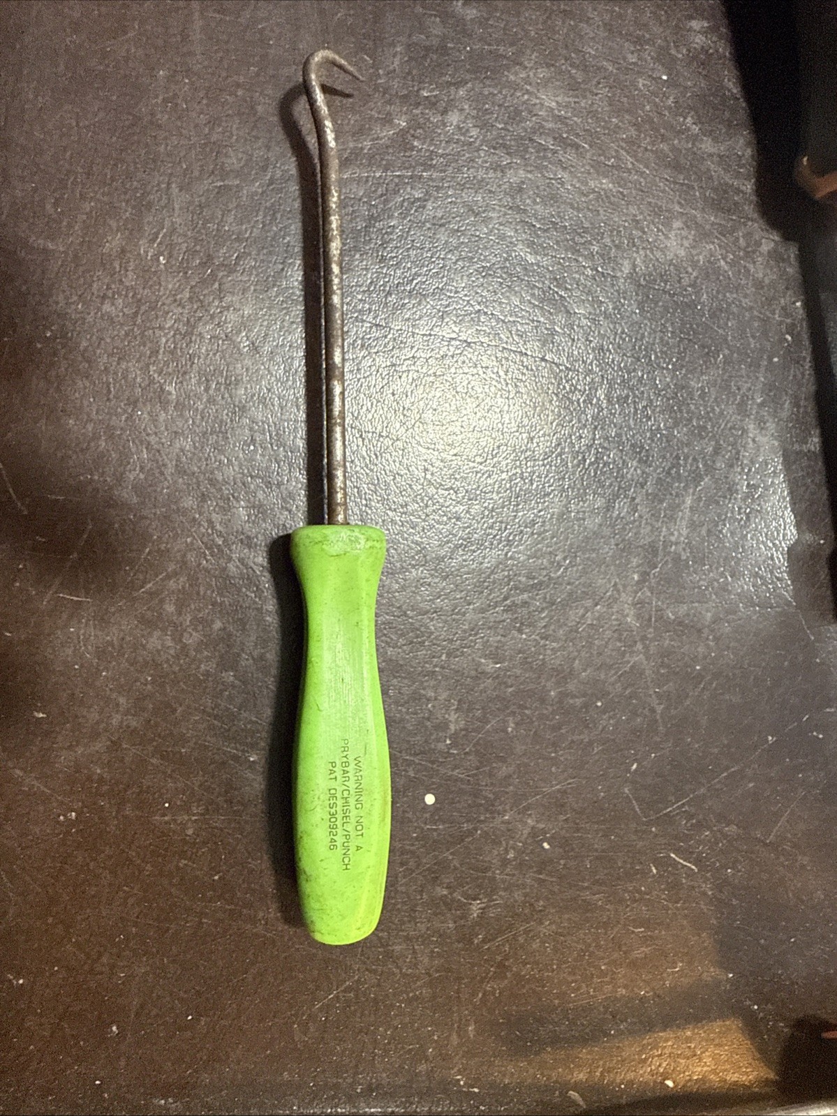 Snap-on Tools USA Classic GREEN Mini Hard Handle Hook Pick 3ASHBG