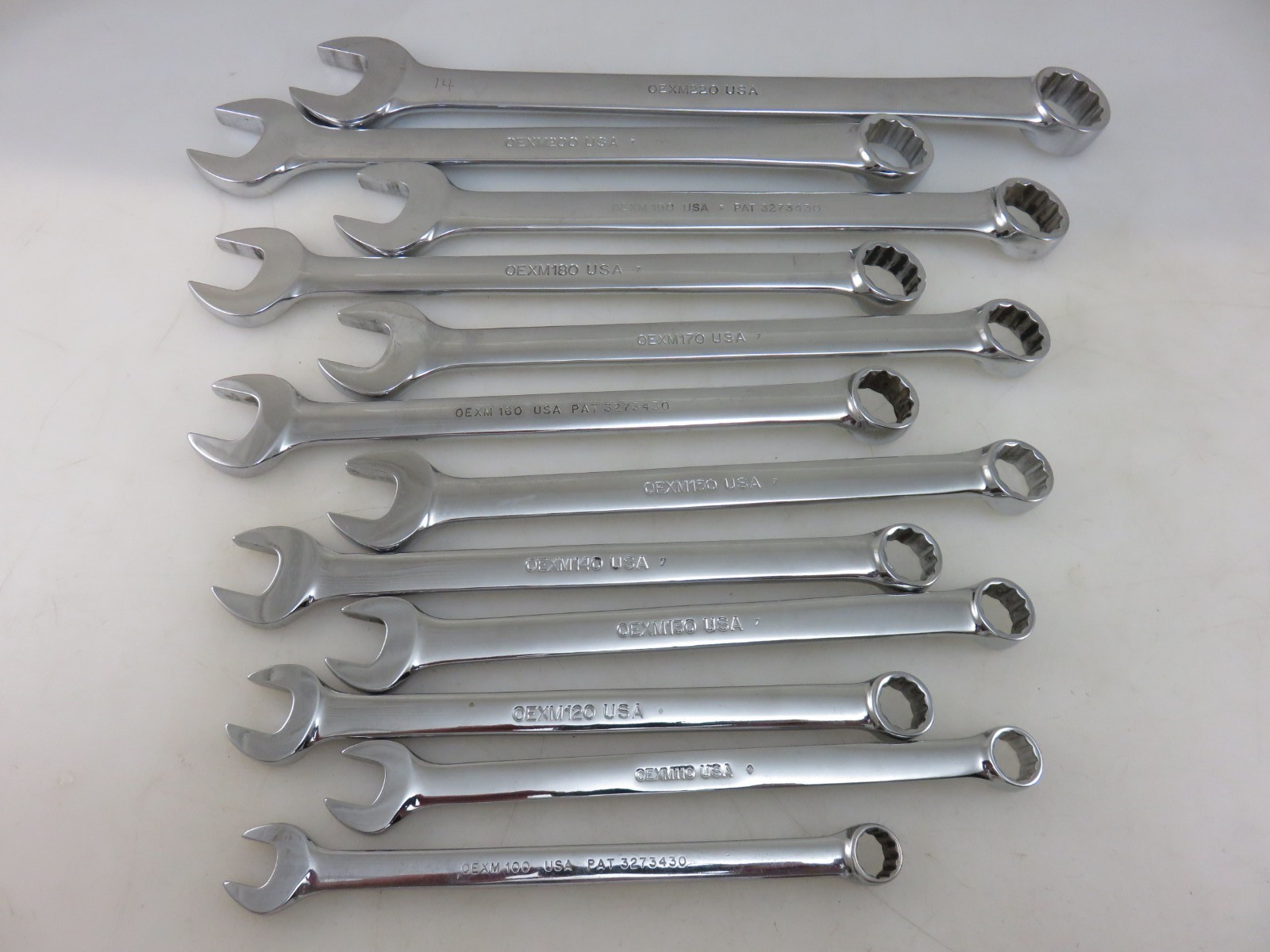 Snap-On METRIC OEXM Series Combination Wrench 12pc Set 10mm-22mm **NO 21mm**