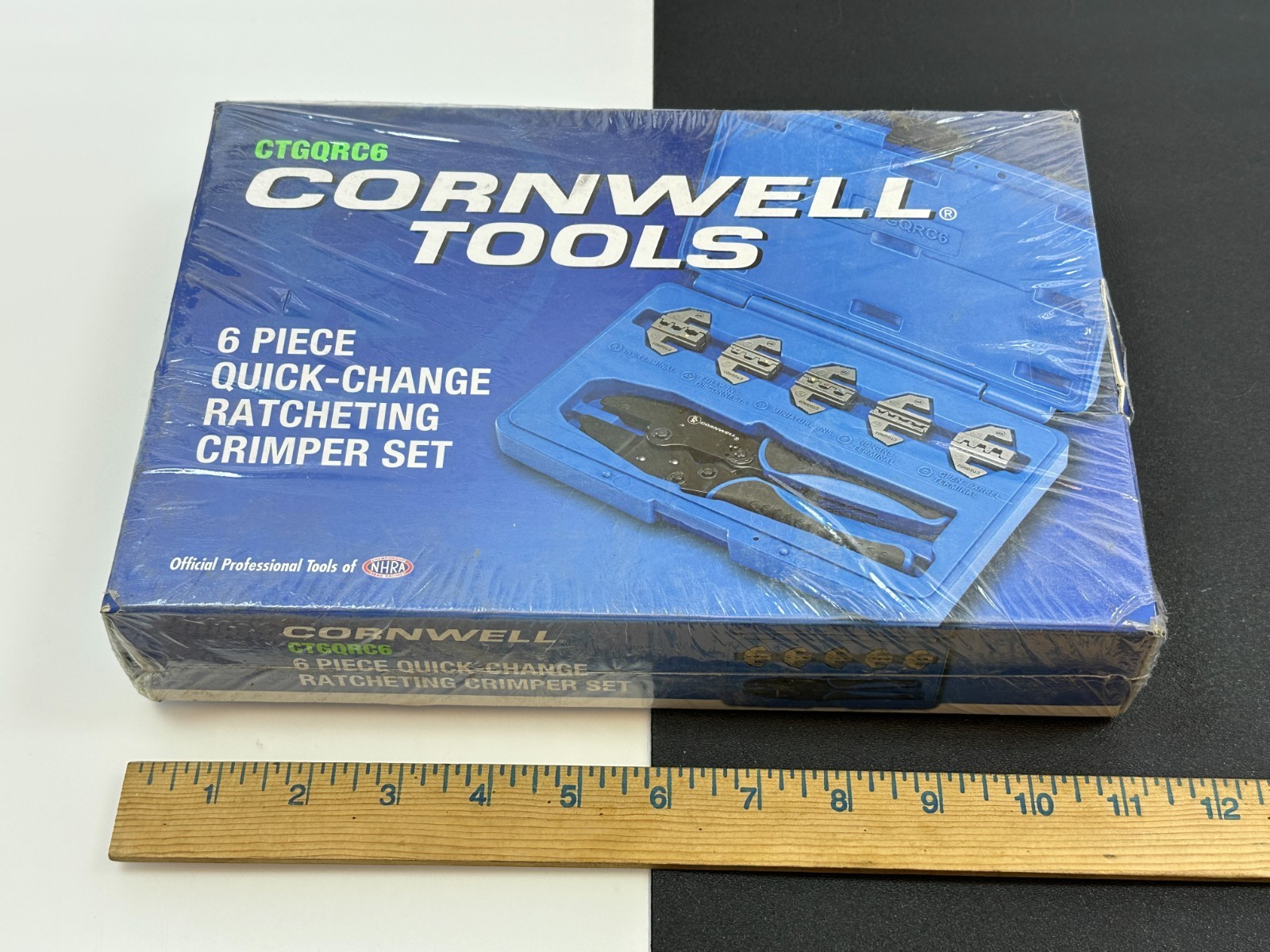 🆕 Cornwell Tools CTGQRC6 6 Piece Quick-Change Ratcheting Crimper Set, Sealed