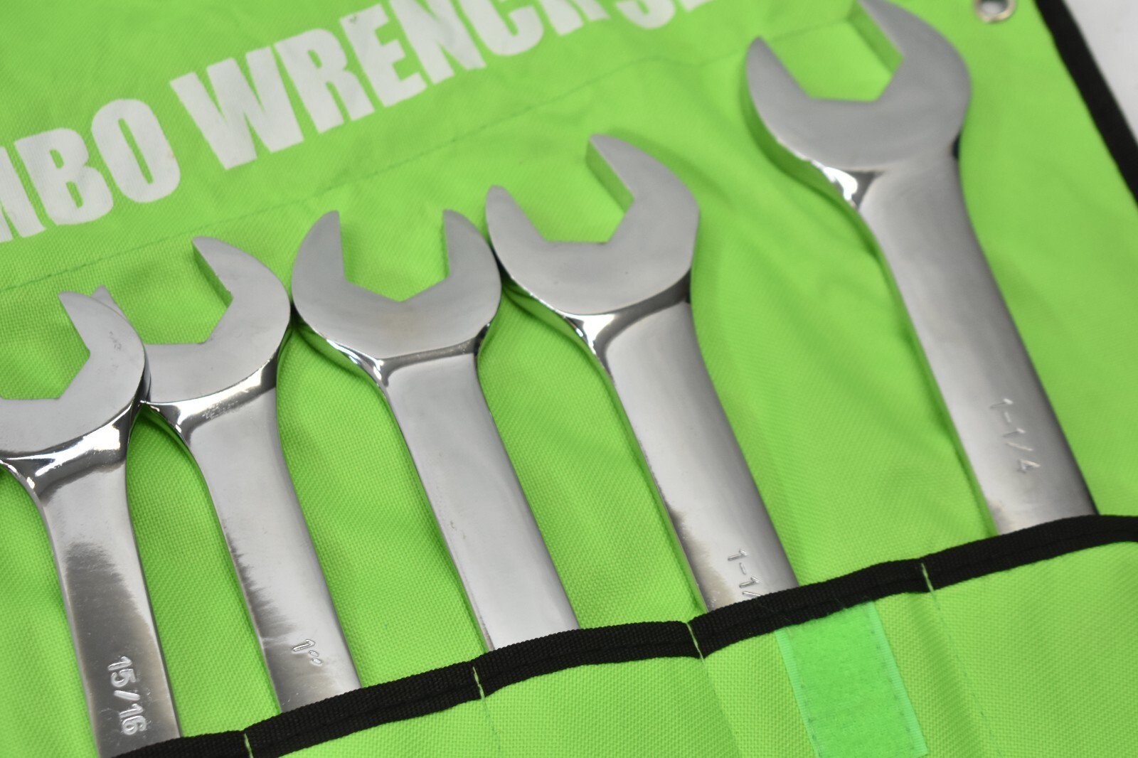 Grip On Tools 14 Piece Standard SAE X-Long Combination Wrench 89238 Chrome