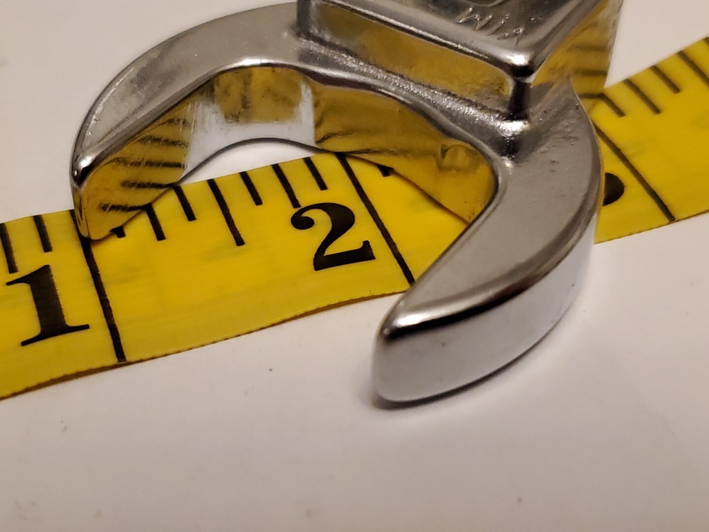(1) VIM # 7021 Polished CHROME CROWS FOOT 1-1/8 in. 3/8 Drive Made USA 3.3 Oz.