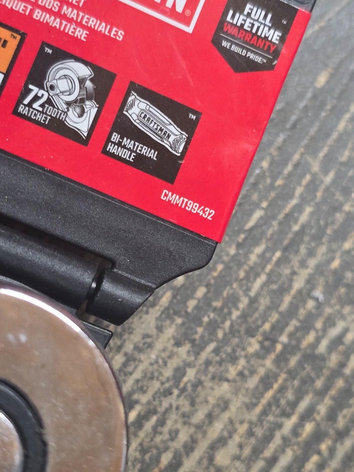 🛠️ Craftsman 1/2″ Drive Ratchet CMMT99432 * 72 Tooth Bi Material Handle