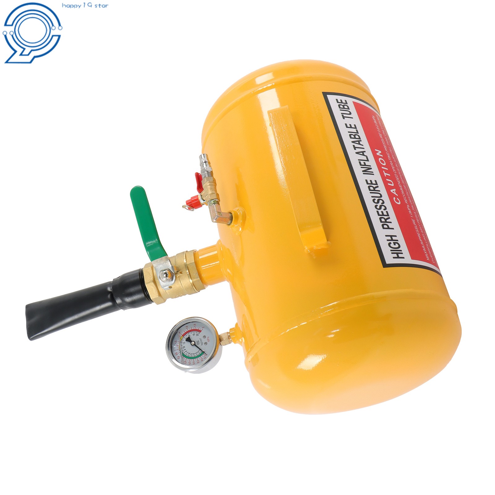 5 Gallon Heavy Duty Air Tire Bead Seater Blaster Seating Tool 145 PSI Yellow
