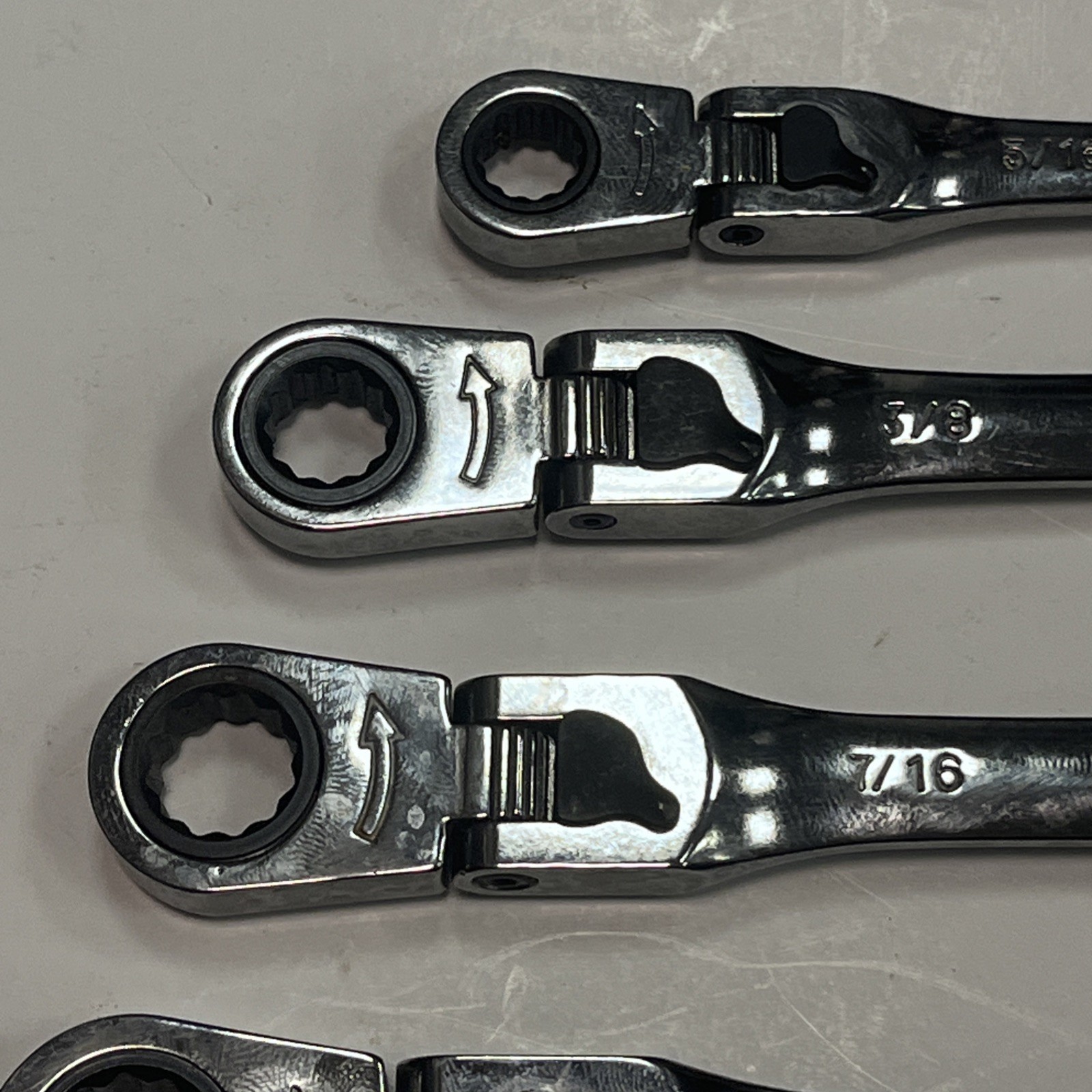 Craftsman 7pc SAE Locking Flex Ratcheting Wrench Set 42400 Sears Tools USA