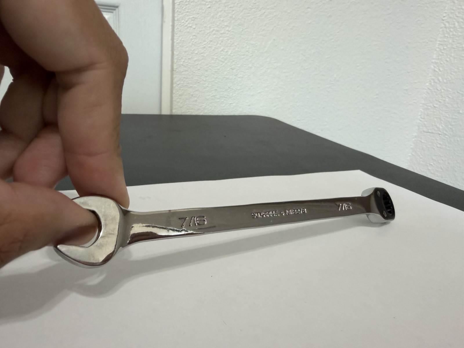 Snap-on Tools 7/16″ Reversible Flank Drive Plus Ratcheting Wrench SOXRR14A. USA
