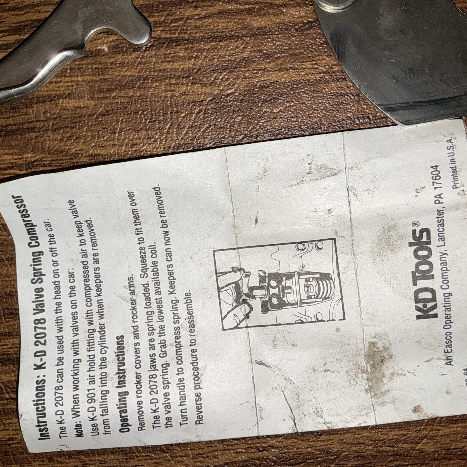 ZIM SPECIALTY TOOL PISTON RING EXPANDER 202 MADE IN USA