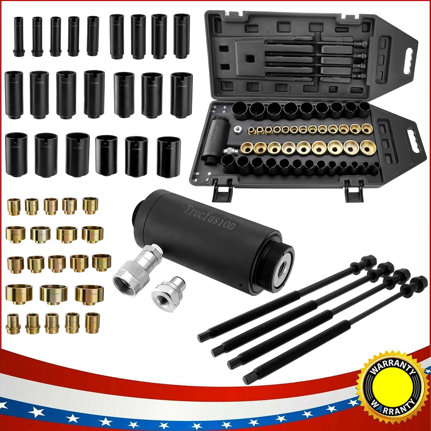 Hydraulic Bush Extractor Installer Kit Bushing Bearing Installation and Removal