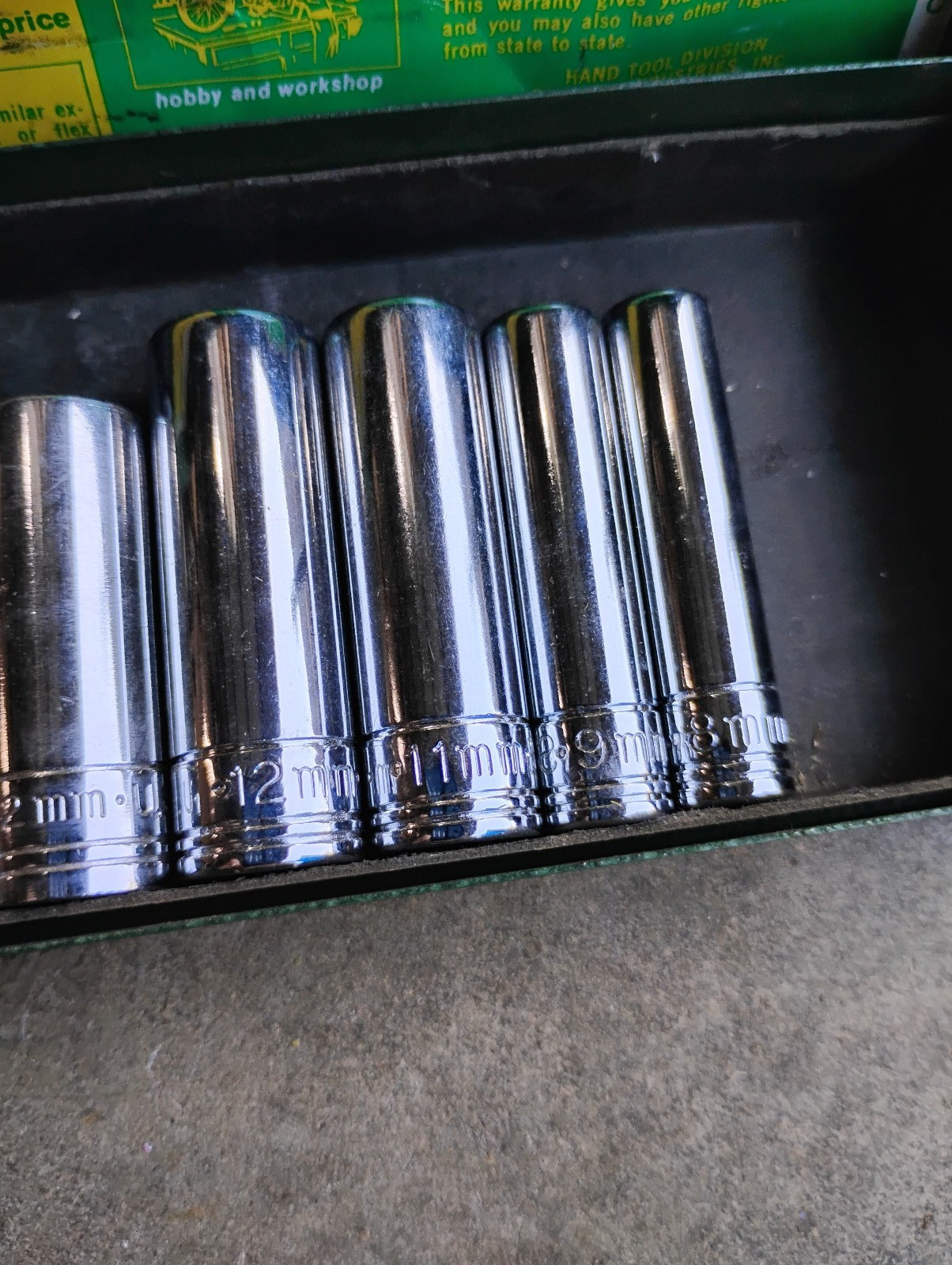 SK Tools USA – 8pc Mixed Drive Metric Deep Socket Set Read!
