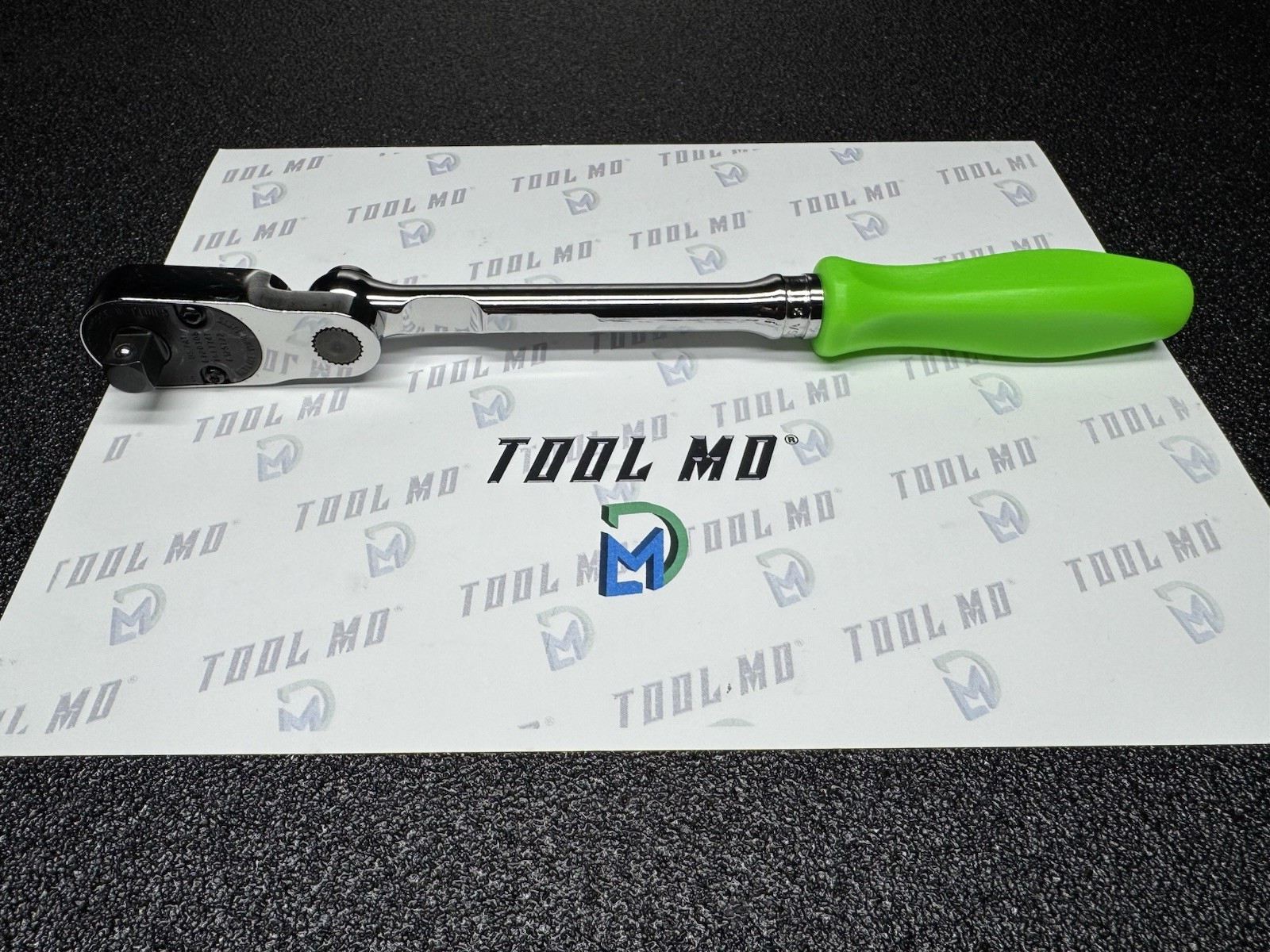 Snap-on Tools USA NEW GREEN 3/8″ Drive Hard Grip Multi-Position Ratchet FHD80MP