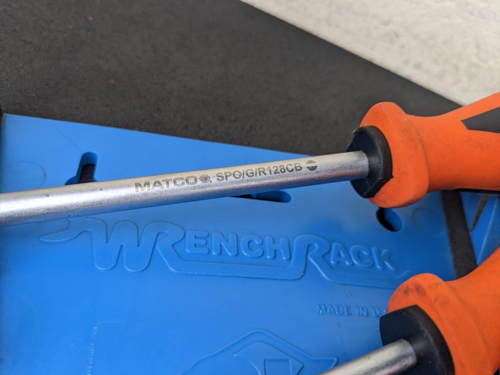 #bo056 Matco Tools Germany Orange Top Torque II Premium Screwdriver Set