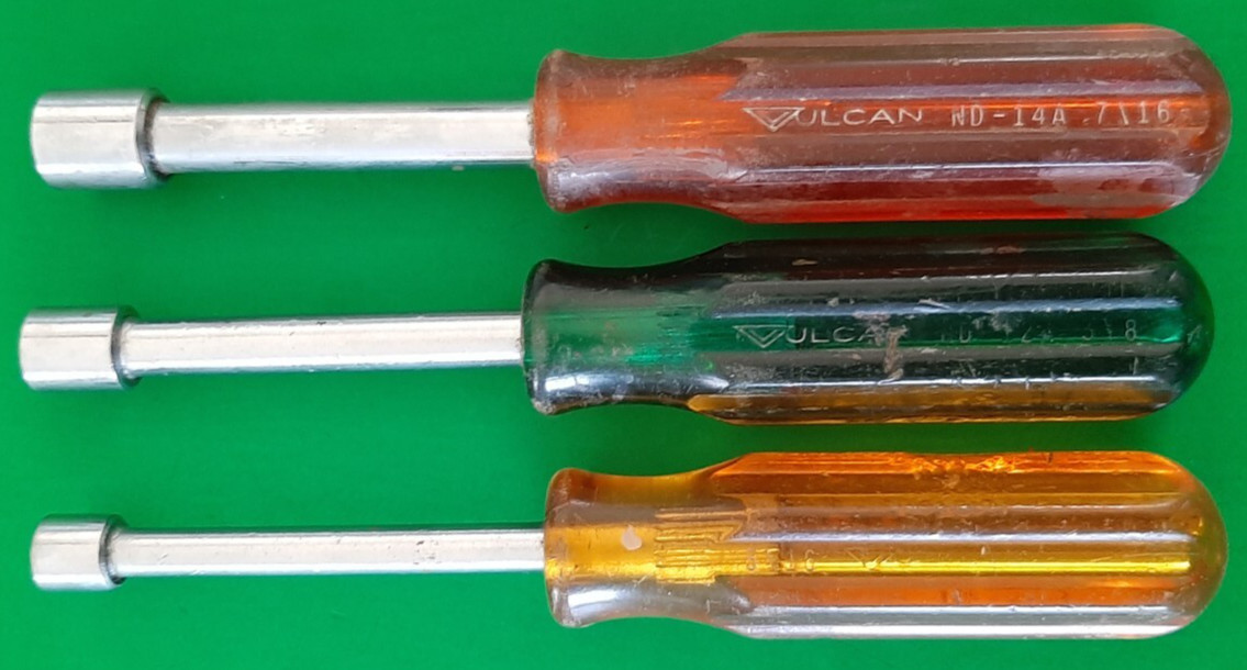 Vulcan By Williams USA 3 Piece SAE Nut Driver Set 5/16 3/8 7/16″