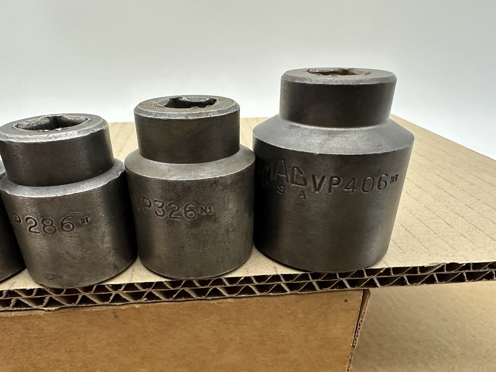 10 Pc MAC TOOLS VP 1/2″ DRIVE 6 PT SHALLOW IMPACT SOCKET Set 3/8″- 1-1/4″