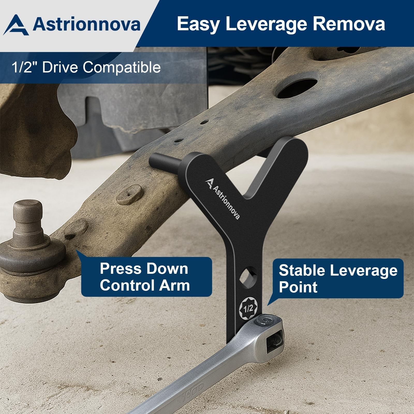 Heavy Duty Suspension Tool Set – Strut Spreader, Control Arm & Ball Joint Kit fo