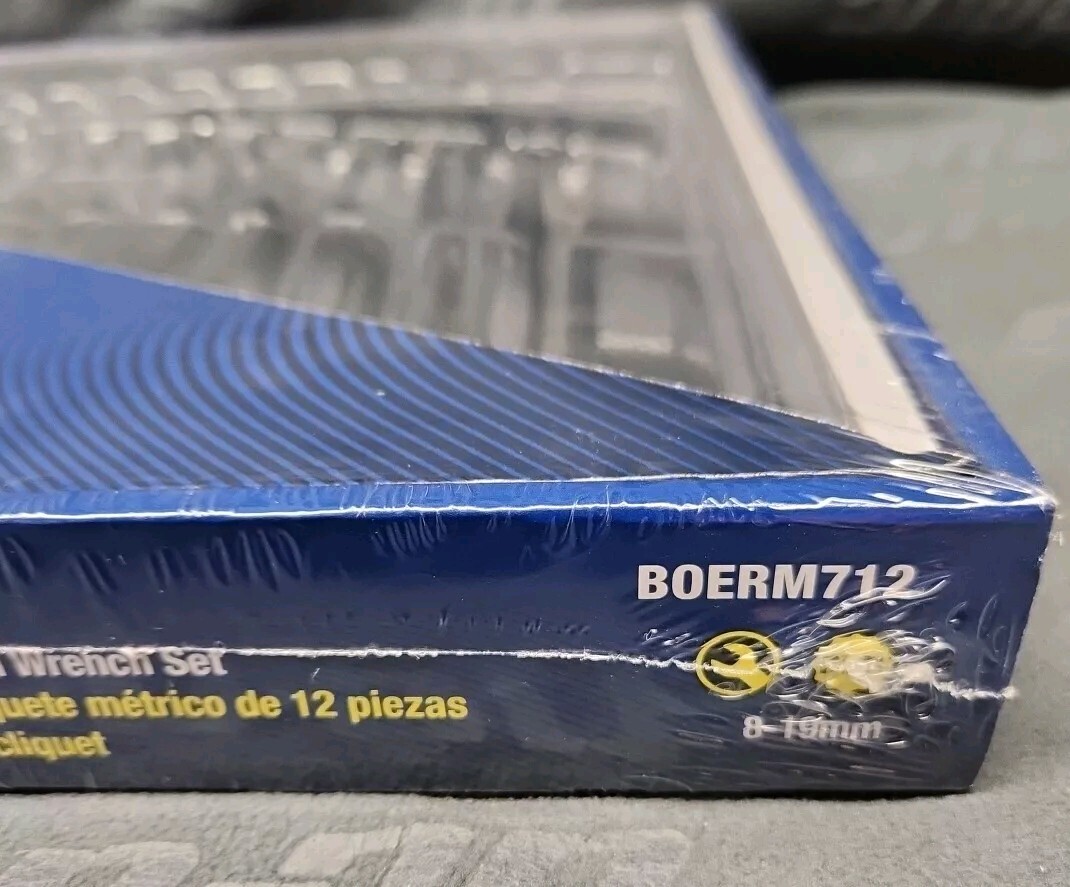 Blue Point Tools BOERM712 12 Piece 8-19mm Ratcheting Combination Wrench Set New